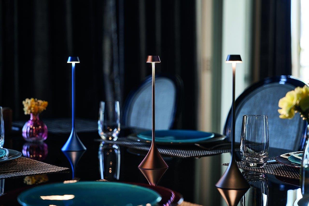 Lexon Steli Shade Led Masa Lambası Bronz