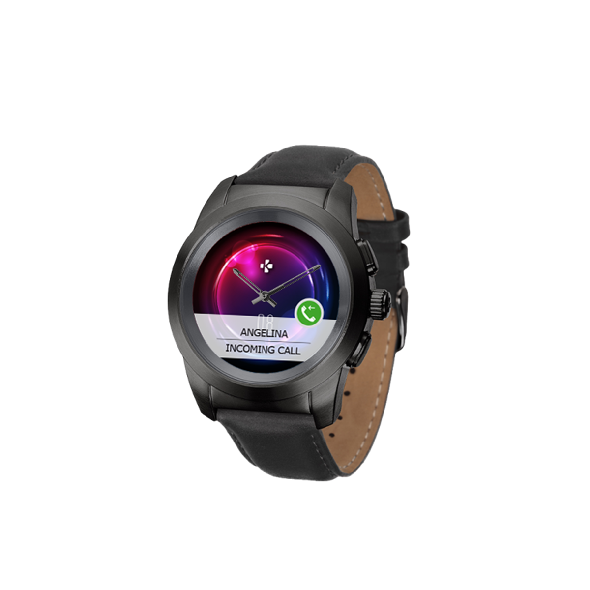 MyKronoz  Zetime Hibrid Saat Regular Siyah Deri