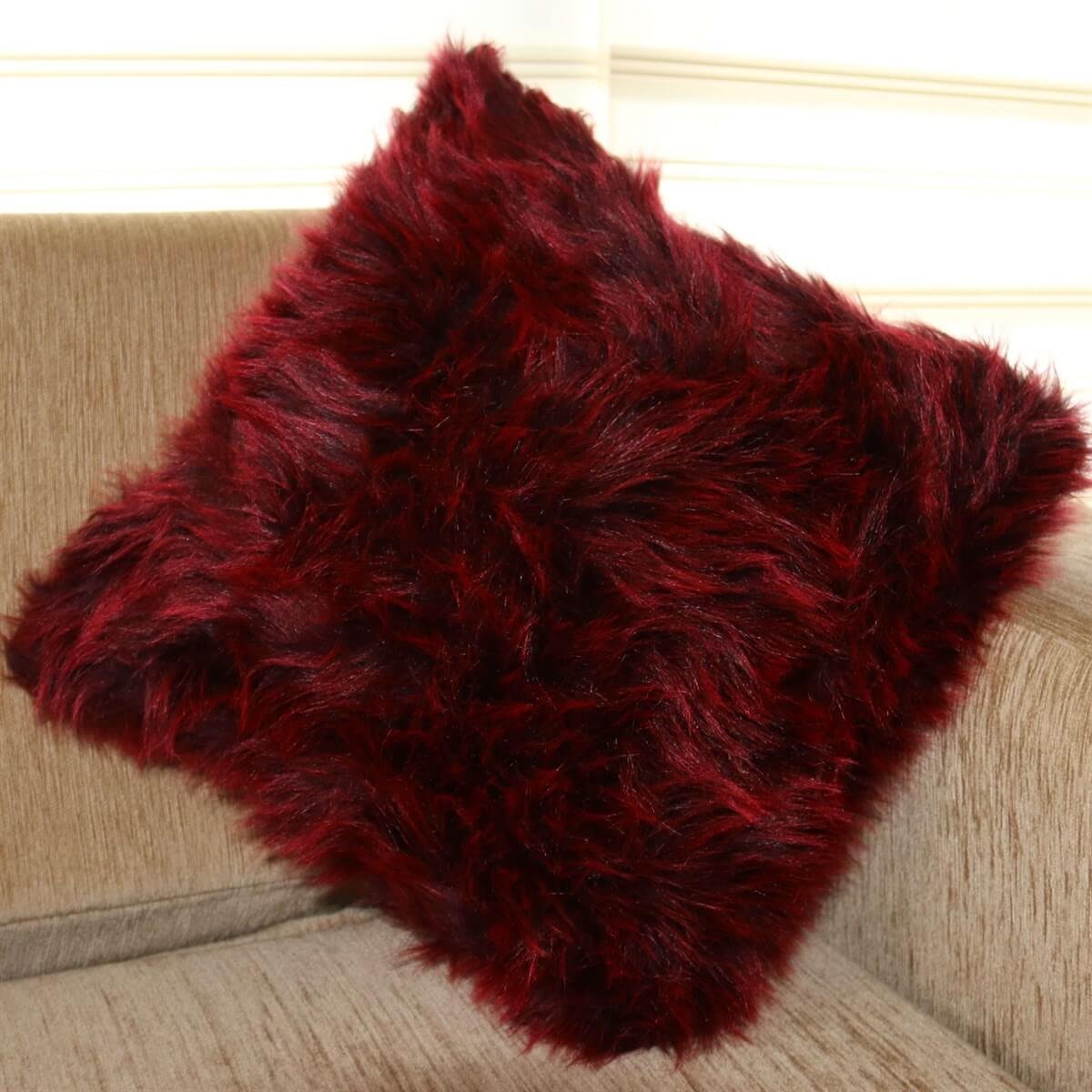 Peluş Kare Kırlent Kılıfı 40*40 cm-Kız Çocuk Aksesuar-QuzucukKids.com