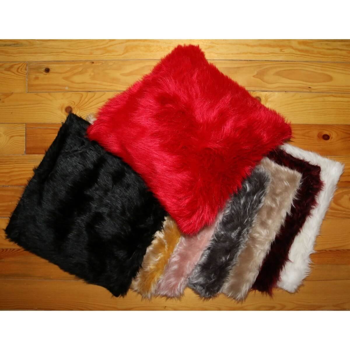 Peluş Kare Kırlent Kılıfı 40*40 cm-Kız Çocuk Aksesuar-QuzucukKids.com