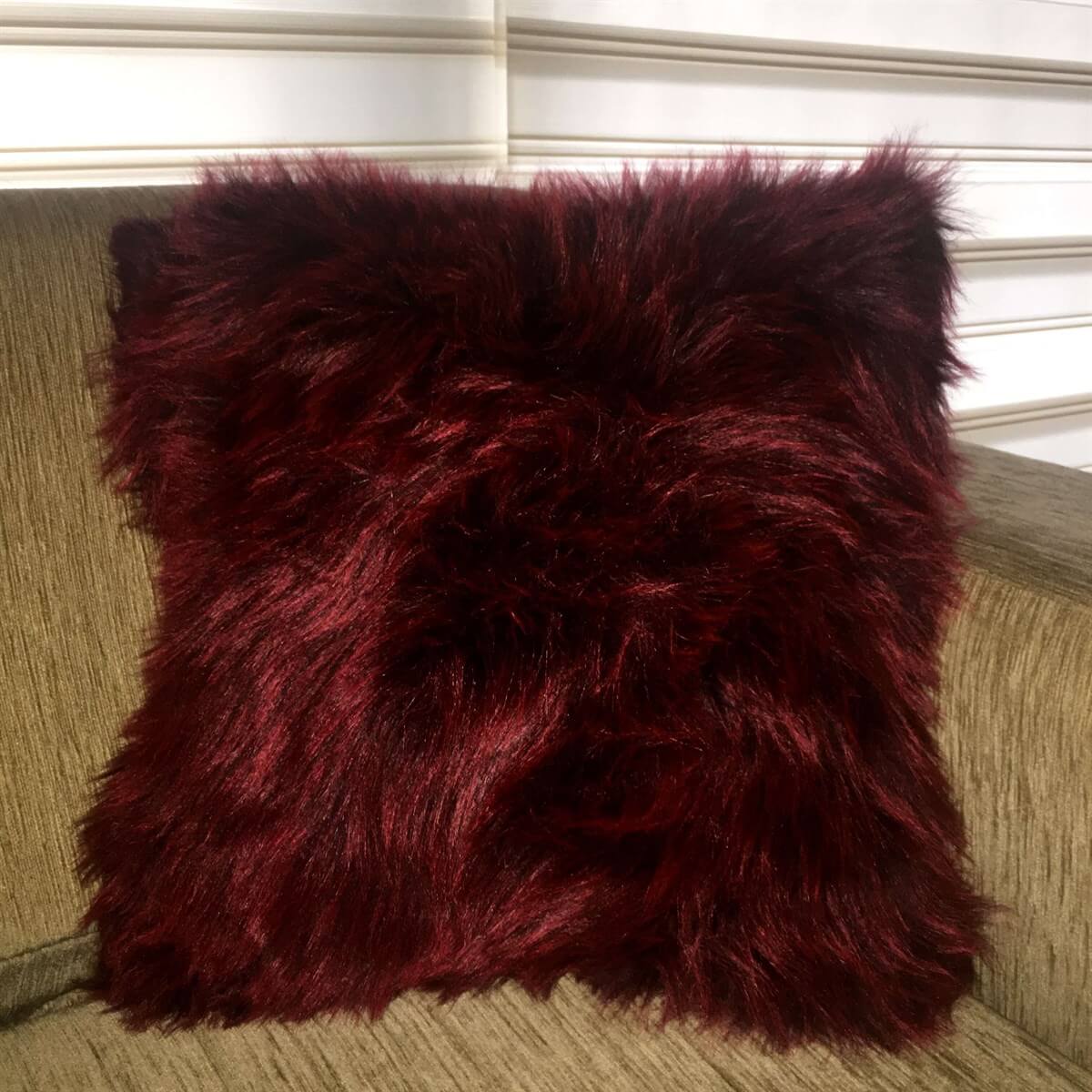 Peluş Kare Kırlent Kılıfı 40*40 cm-Kız Çocuk Aksesuar-QuzucukKids.com