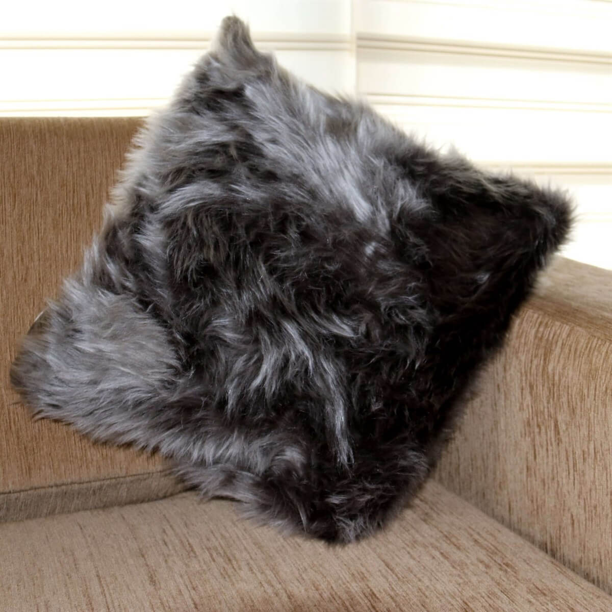 Peluş Kare Kırlent Kılıfı 40*40 cm-Kız Çocuk Aksesuar-QuzucukKids.com