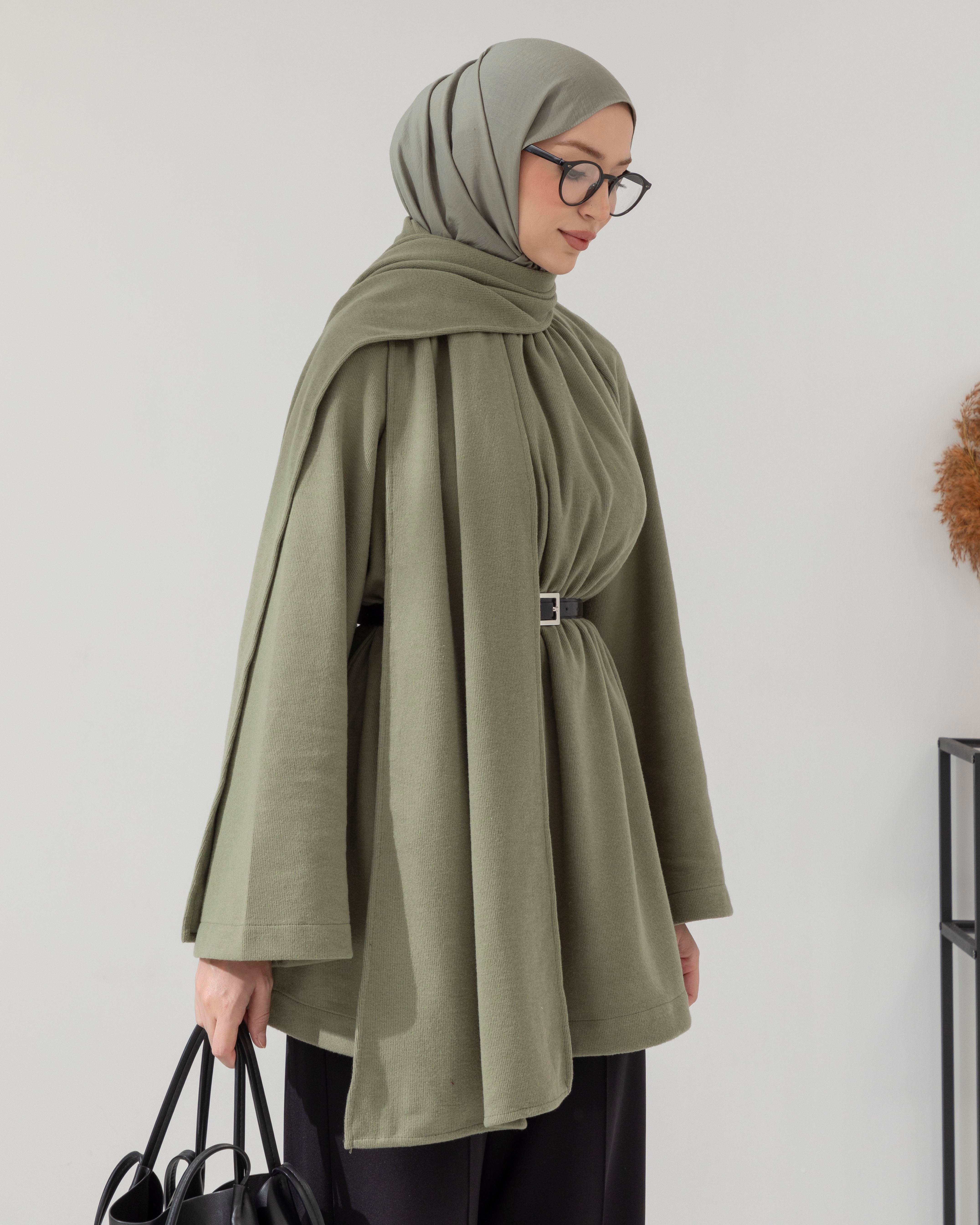 Atkılı Mint Yeşili Tunik