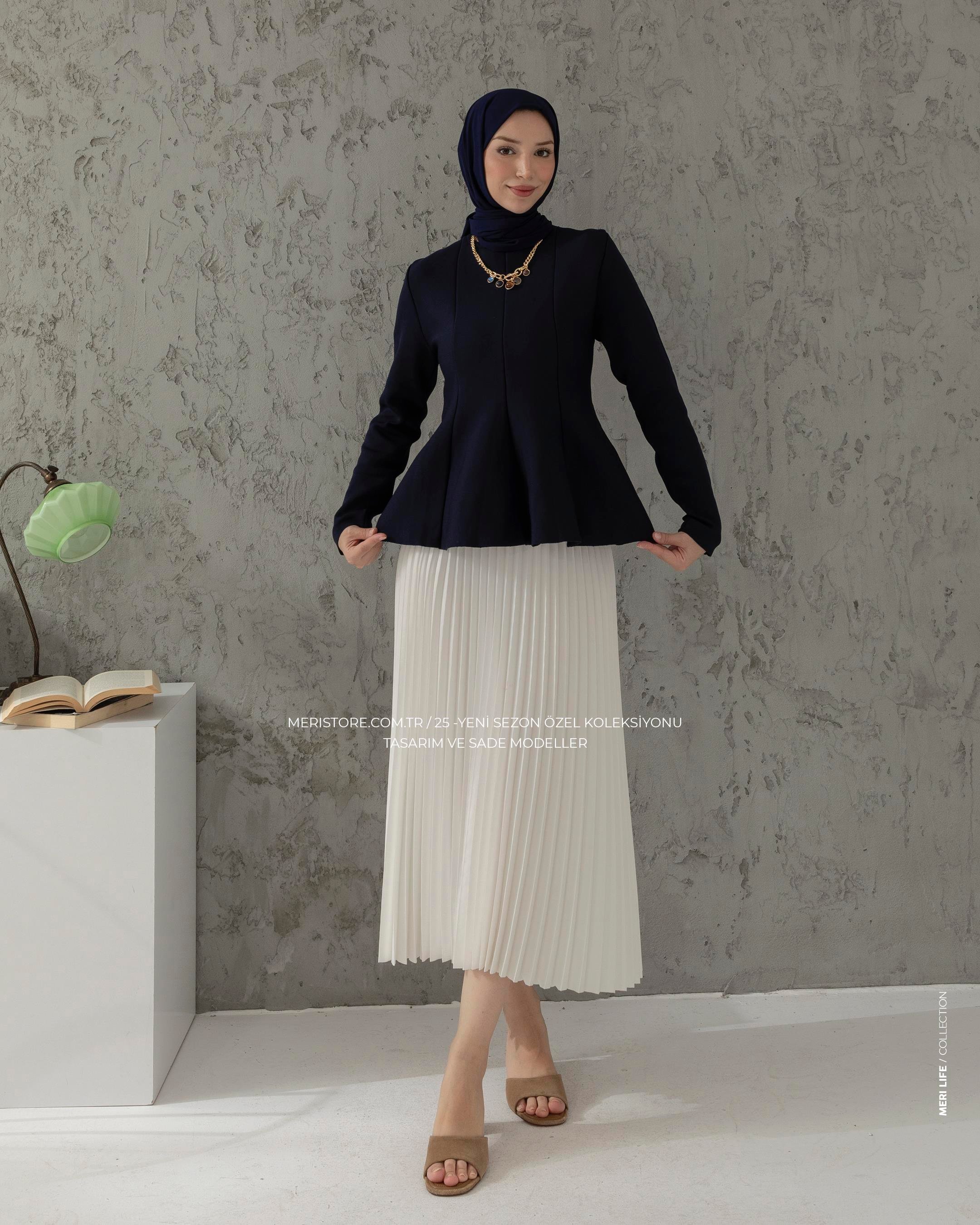 Belis Lacivert Tunik