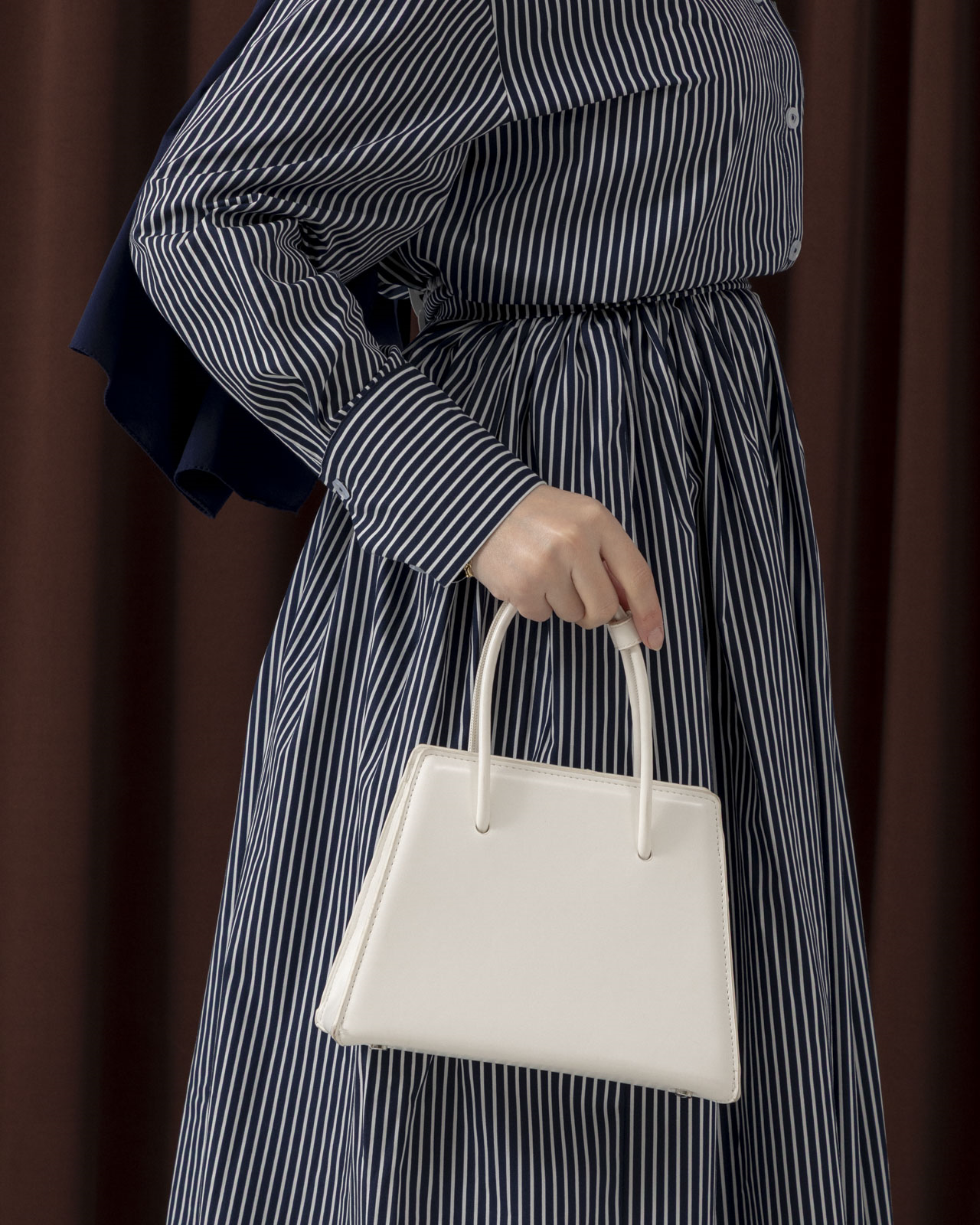 Çizgili Lacivert Takım