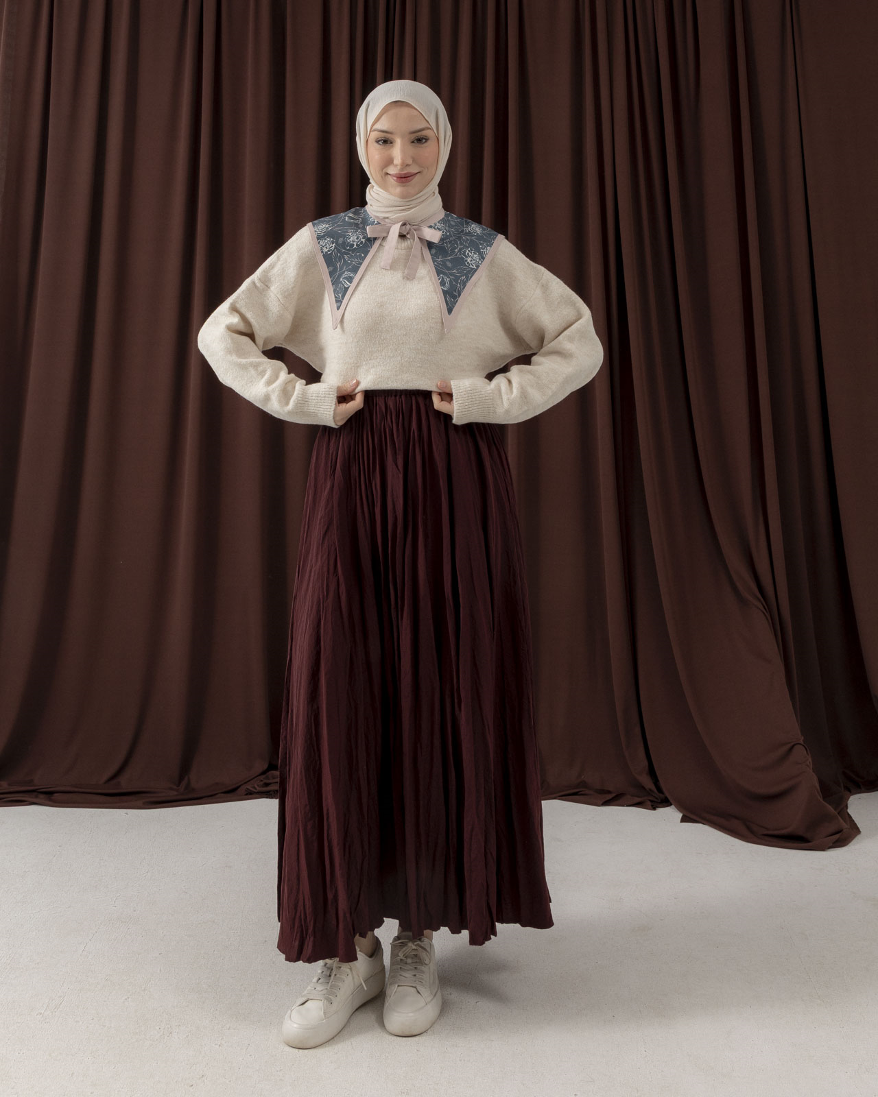 Desenli Füme Yakalık