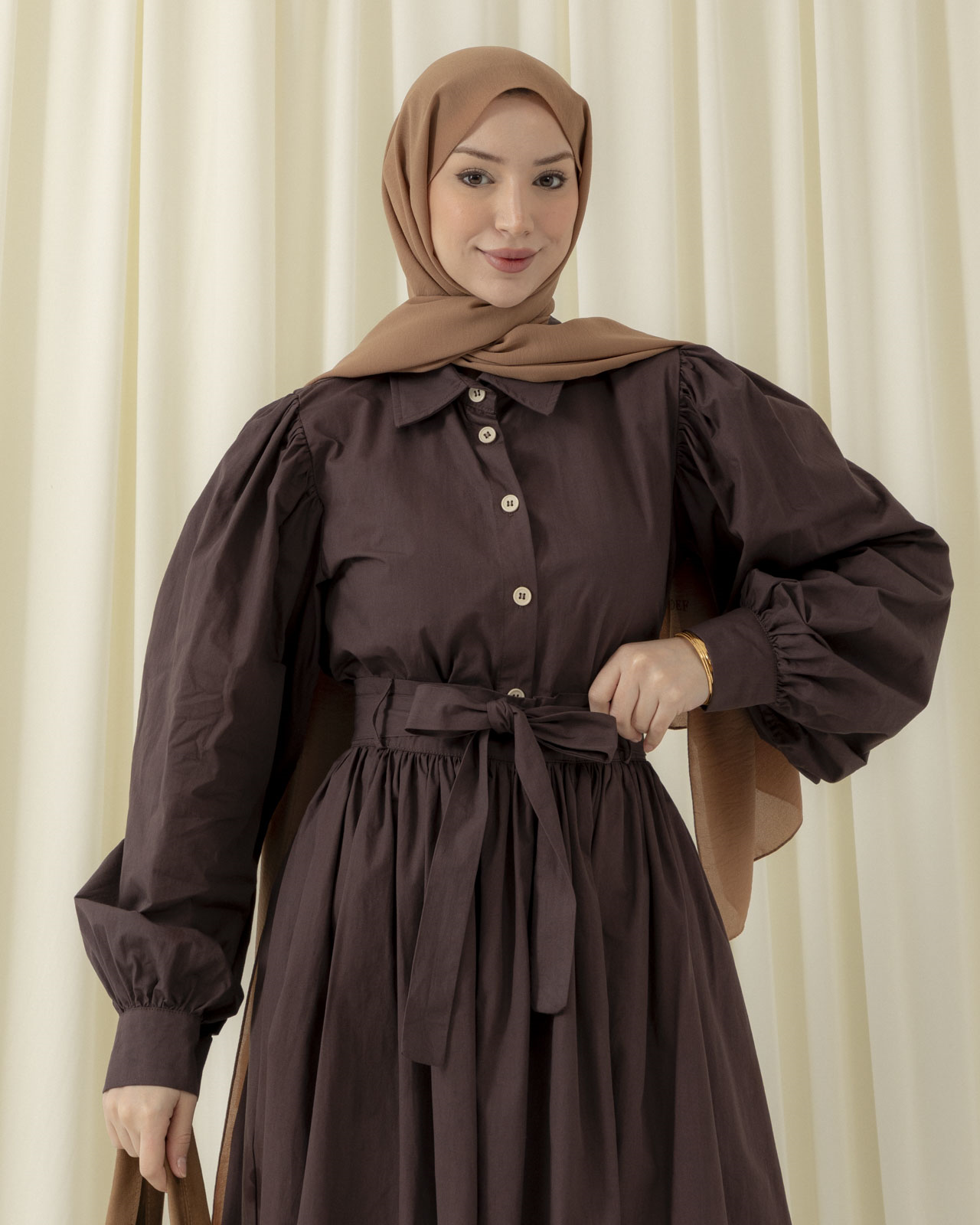 İnari Kahve Etekli Takım