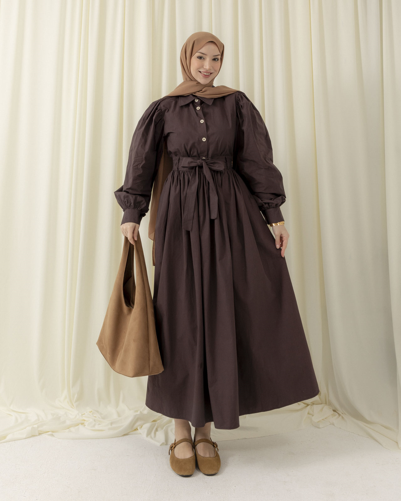 İnari Kahve Etekli Takım