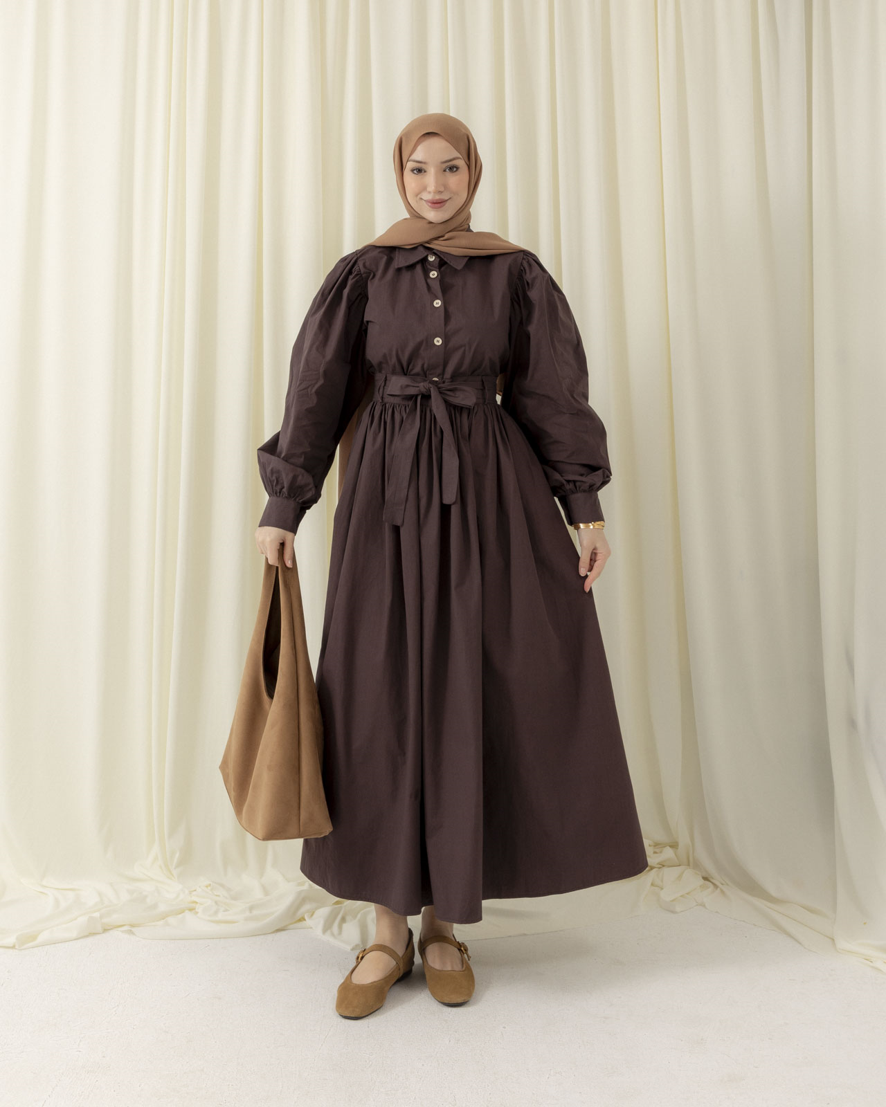 İnari Kahve Etekli Takım