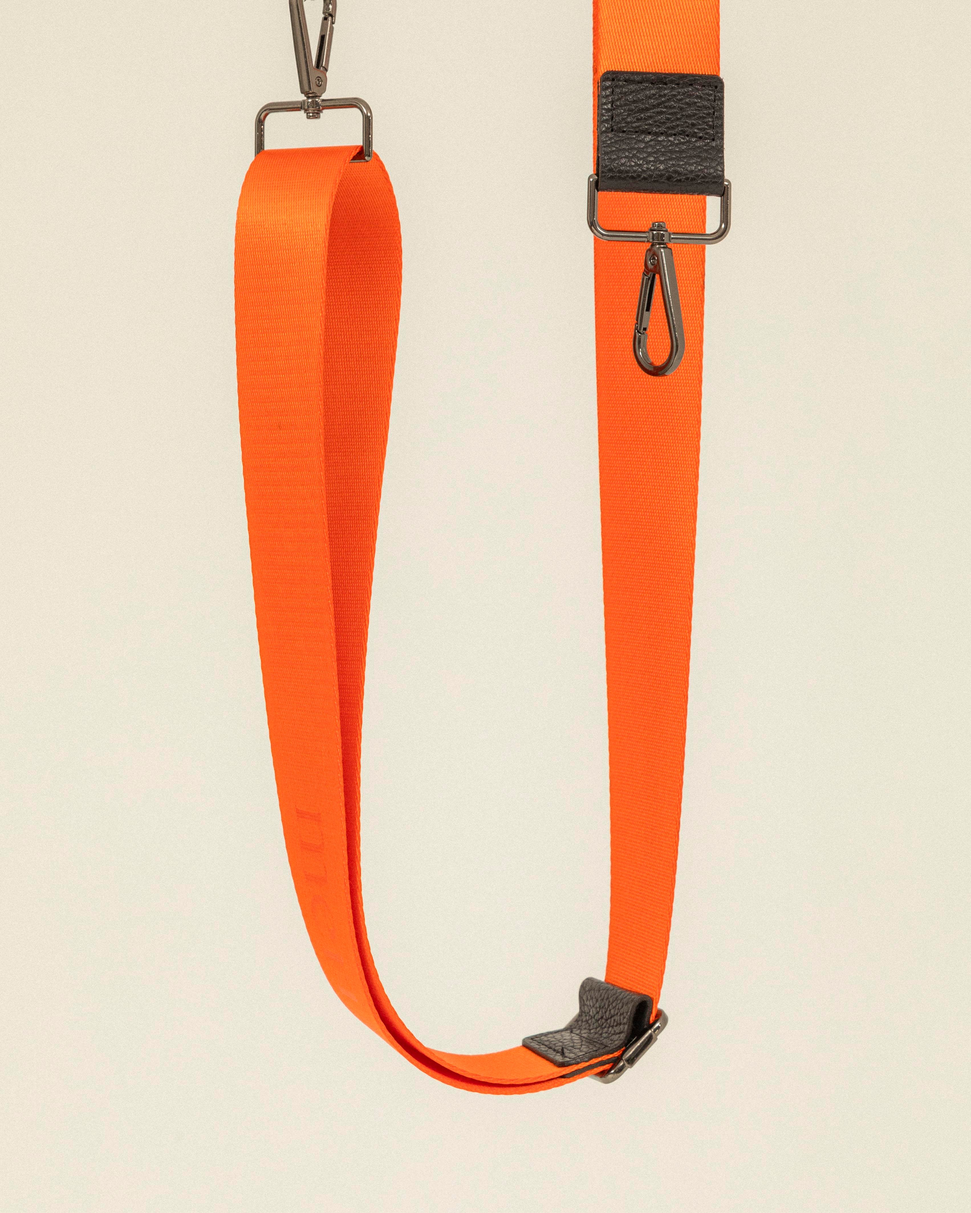 Küçük Boy Çağla Kanvas Çanta-Turuncu Kayış