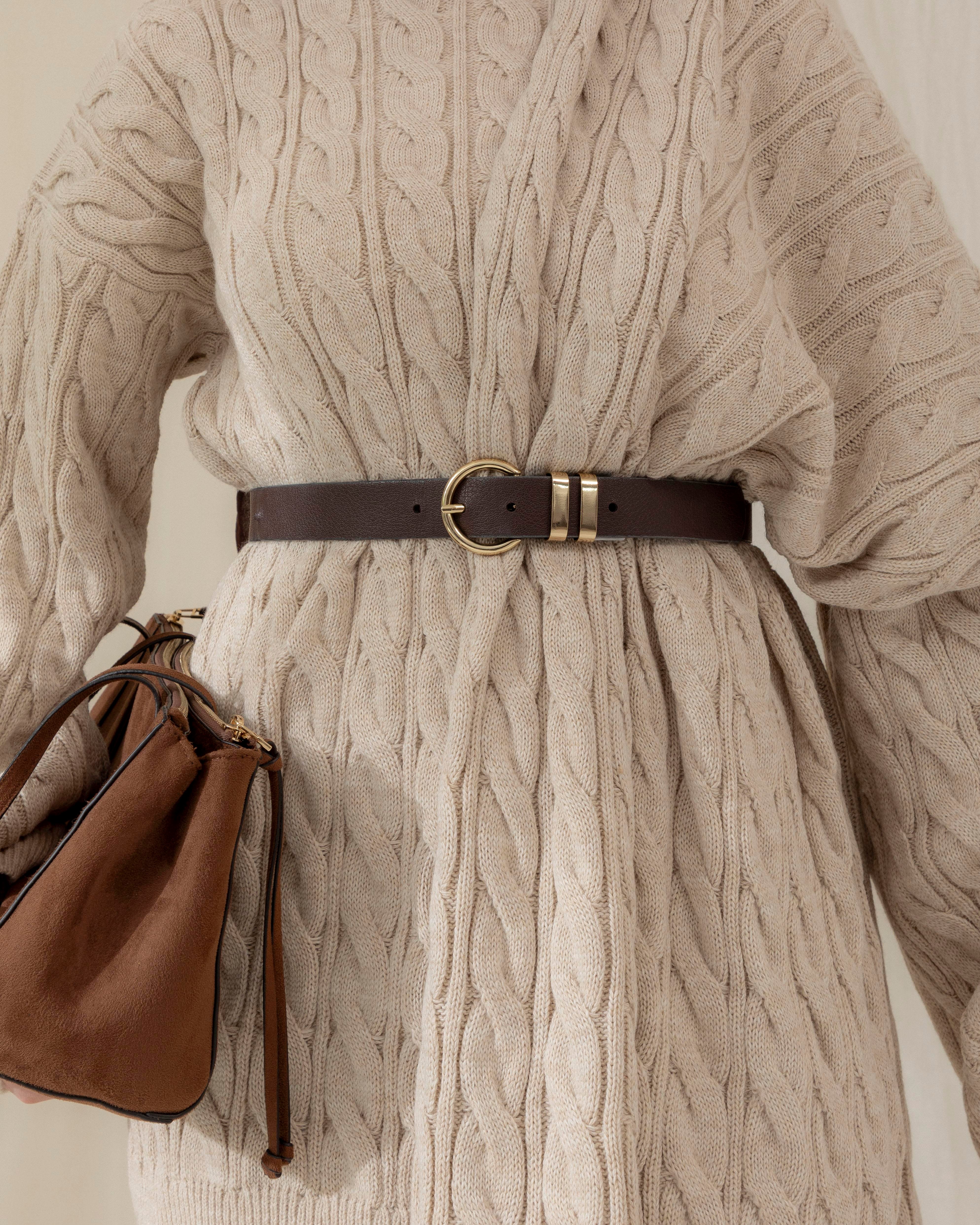 Örgü Desenli Taş Üçlü Takım