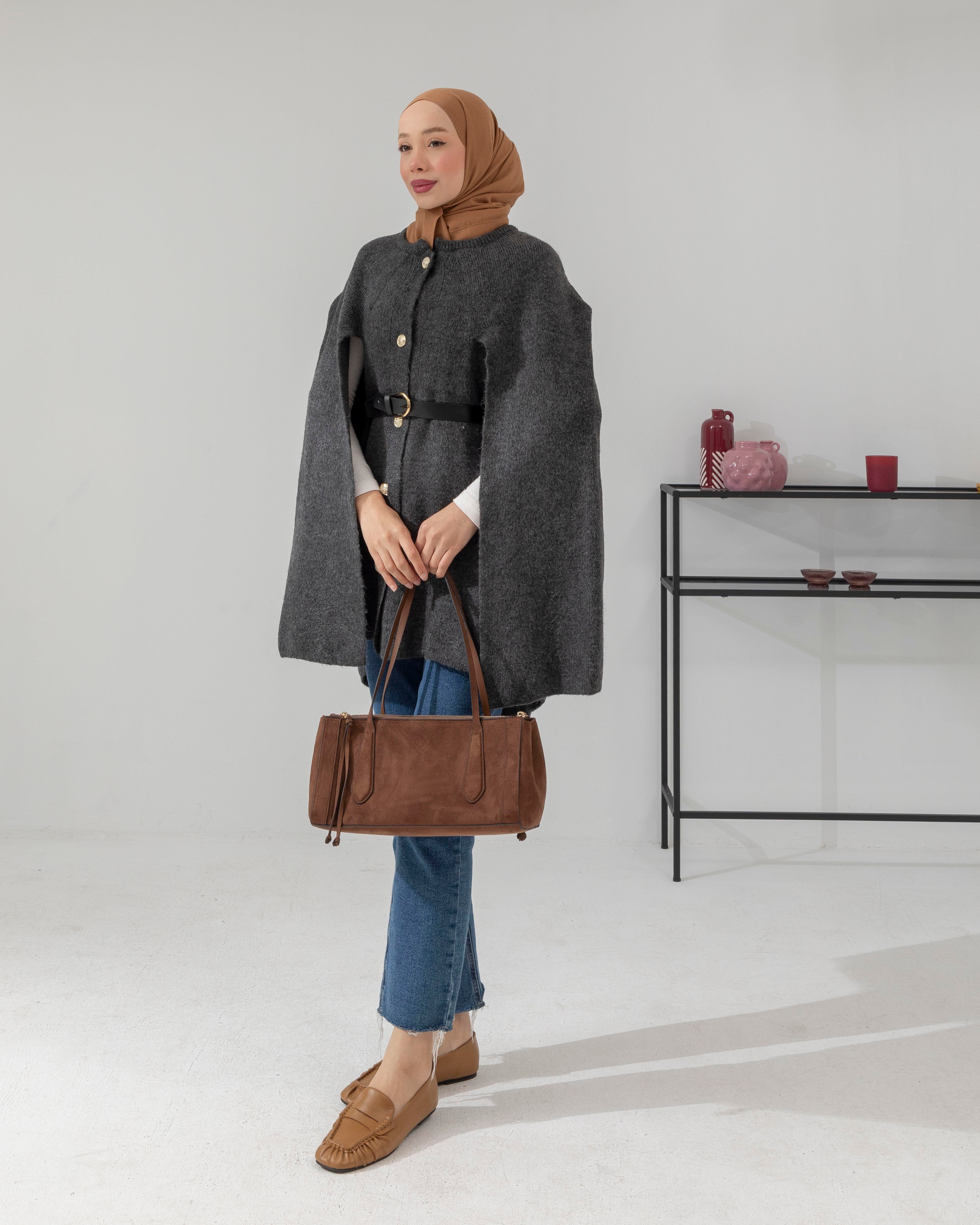 Oversize Füme Triko Panço