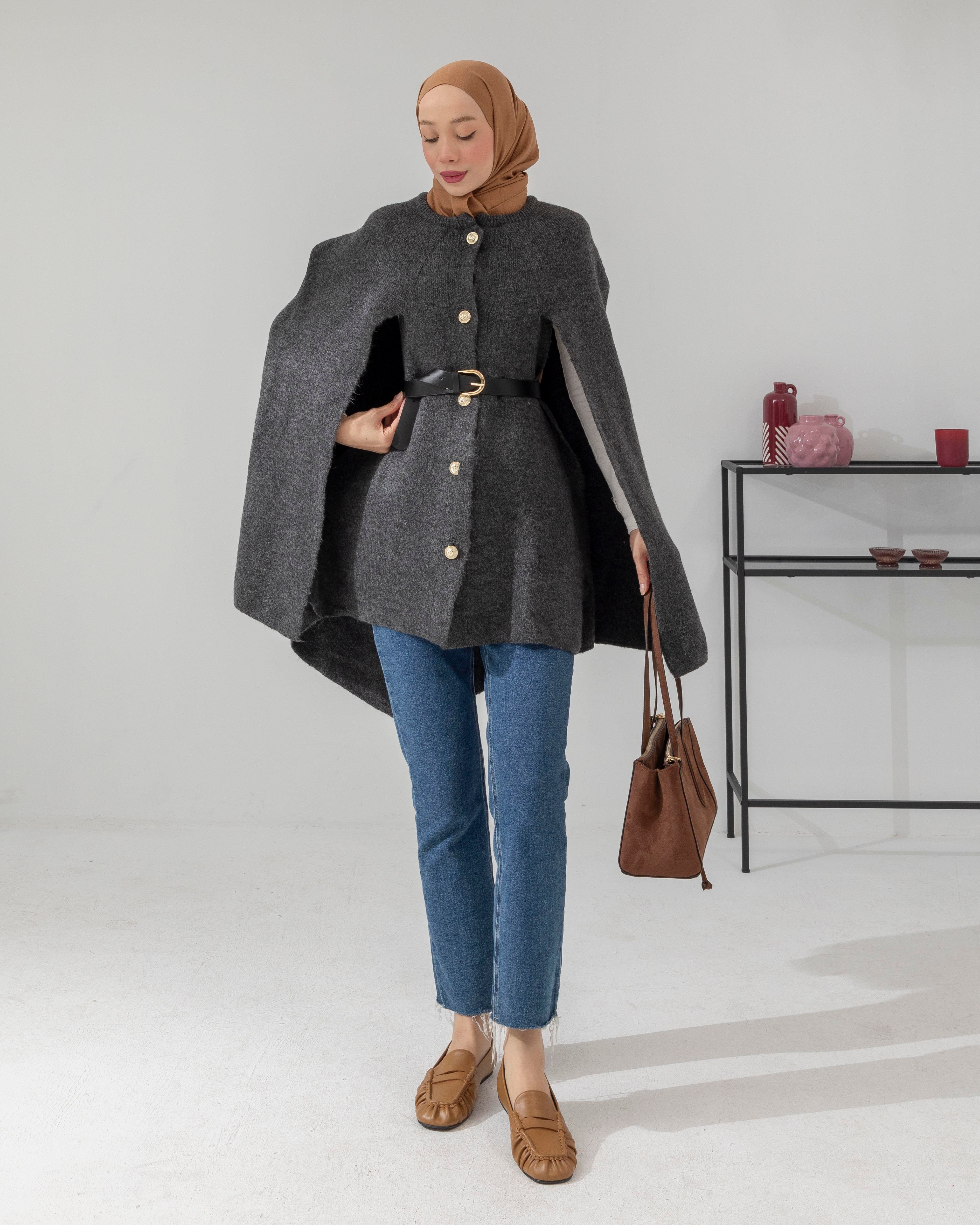 Oversize Füme Triko Panço