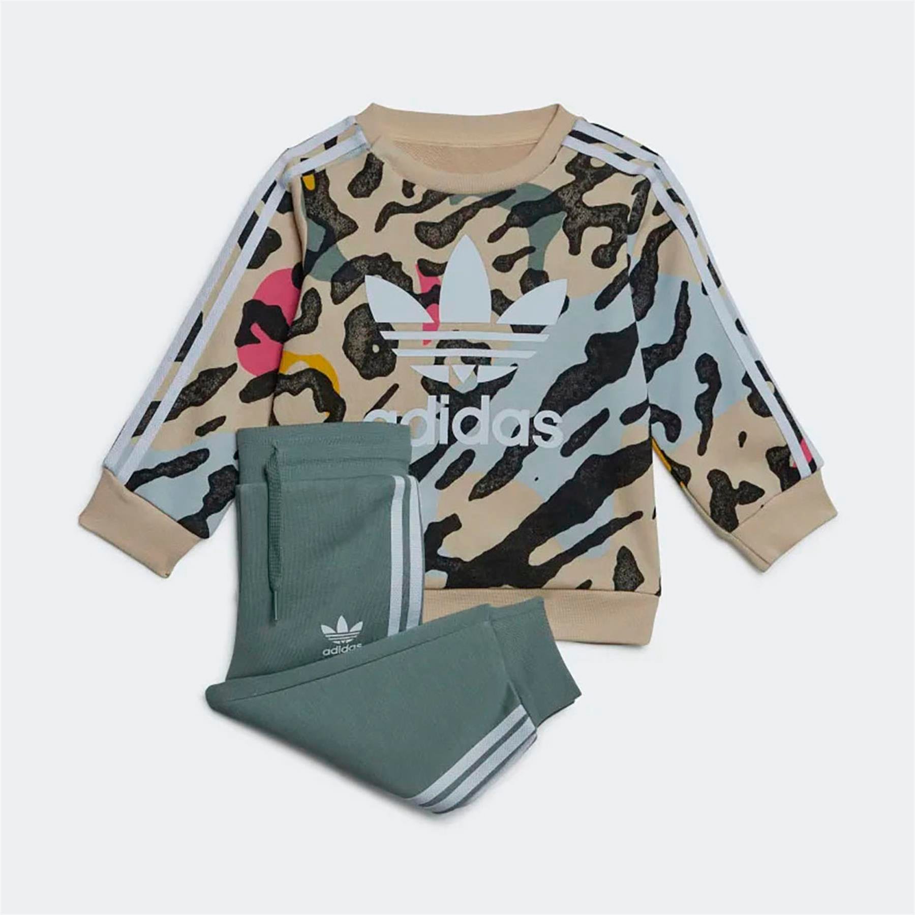 Adidas Bebek Günlük Eşofman Takım Crew Set Ib8577