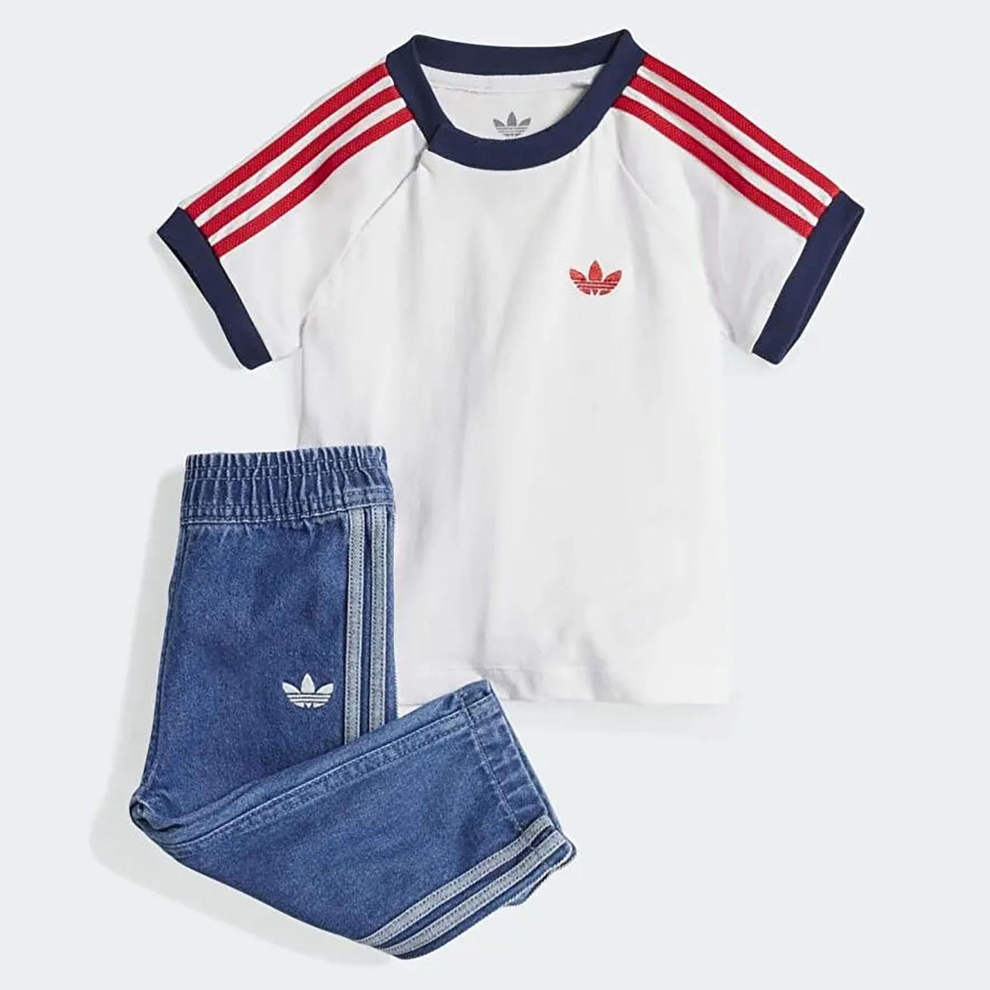 Adidas Bebek Günlük Eşofman Takım Denim Tee Set Jc7863 DENIM TEE SET