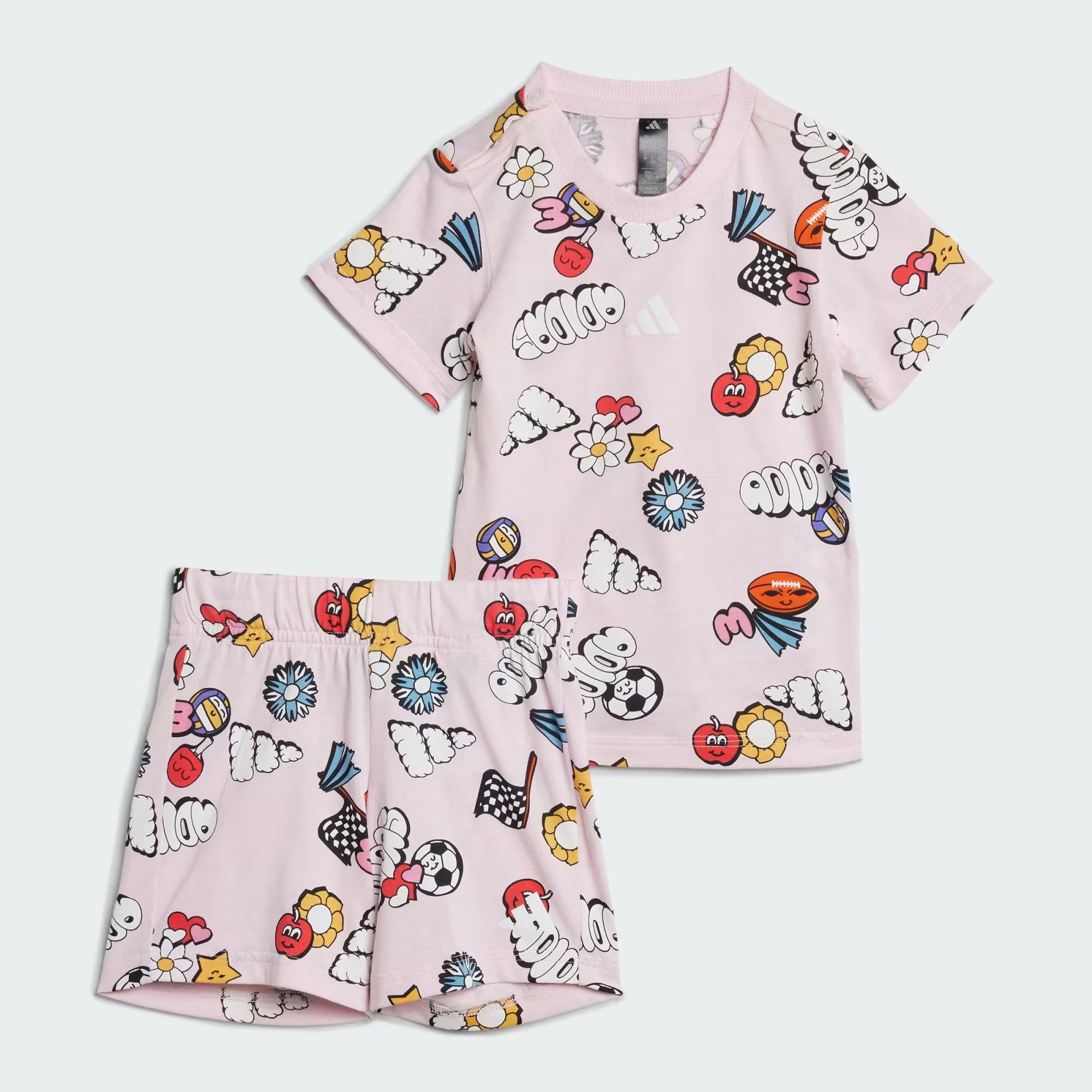 Adidas Bebek Günlük Eşofman Takım I  Fun Aop Set Jı6235