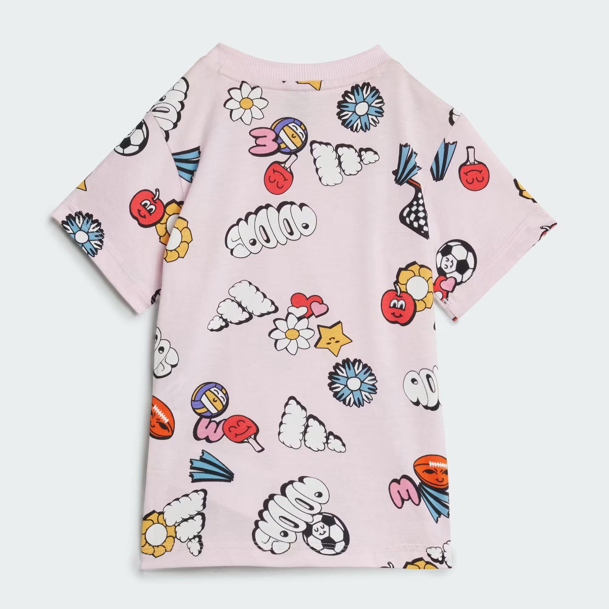 Adidas Bebek Günlük Eşofman Takım I  Fun Aop Set Jı6235
