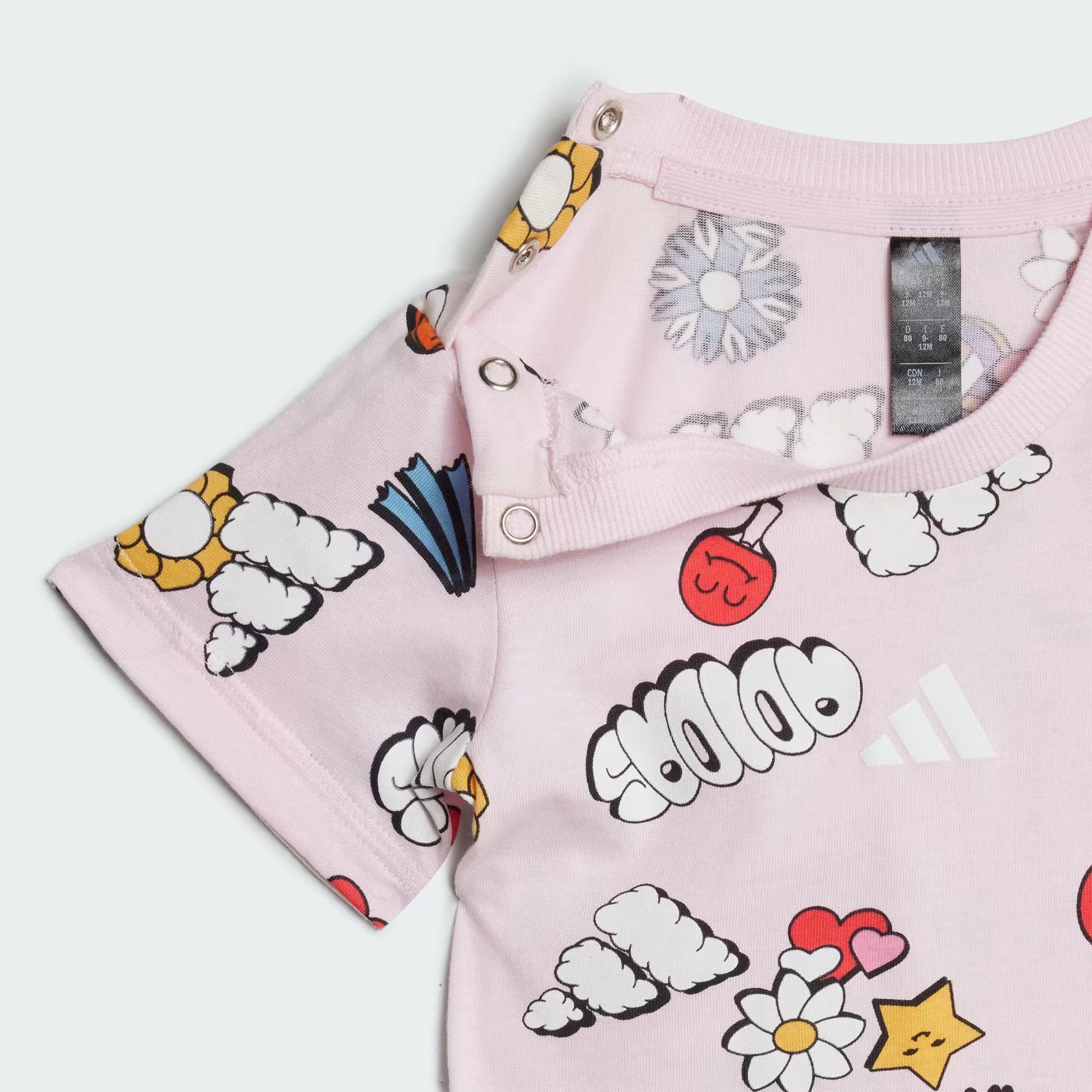 Adidas Bebek Günlük Eşofman Takım I  Fun Aop Set Jı6235