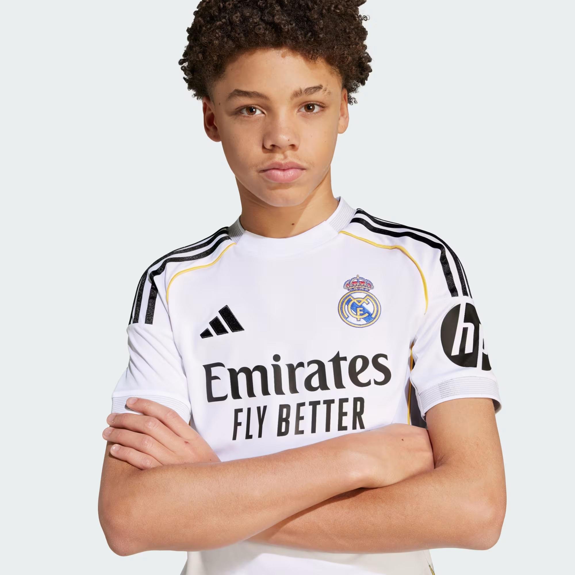 Adidas Çocuk Futbol Forma Real Madrid 25-26 Home Jersey Kids Jn8887