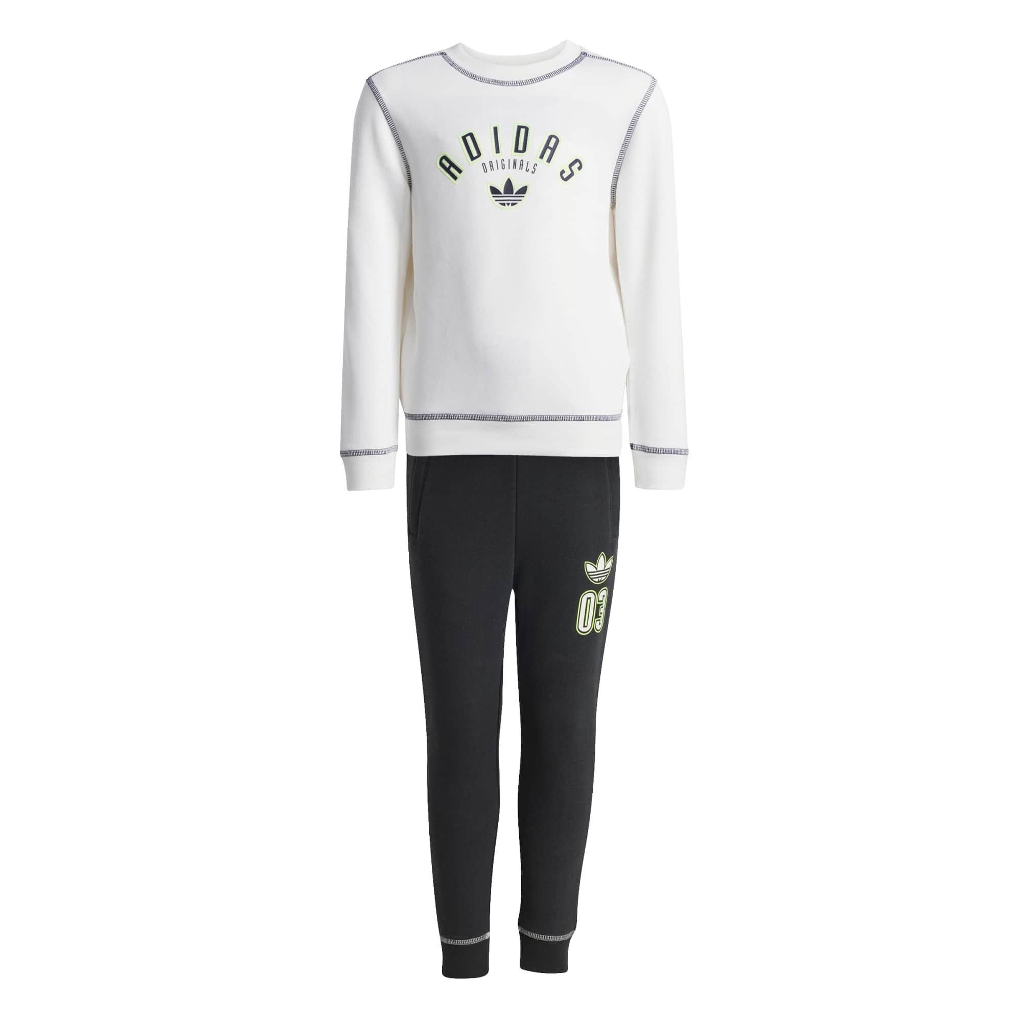Adidas Çocuk Günlük Eşofman Takım Crew Set Kids Jx5261