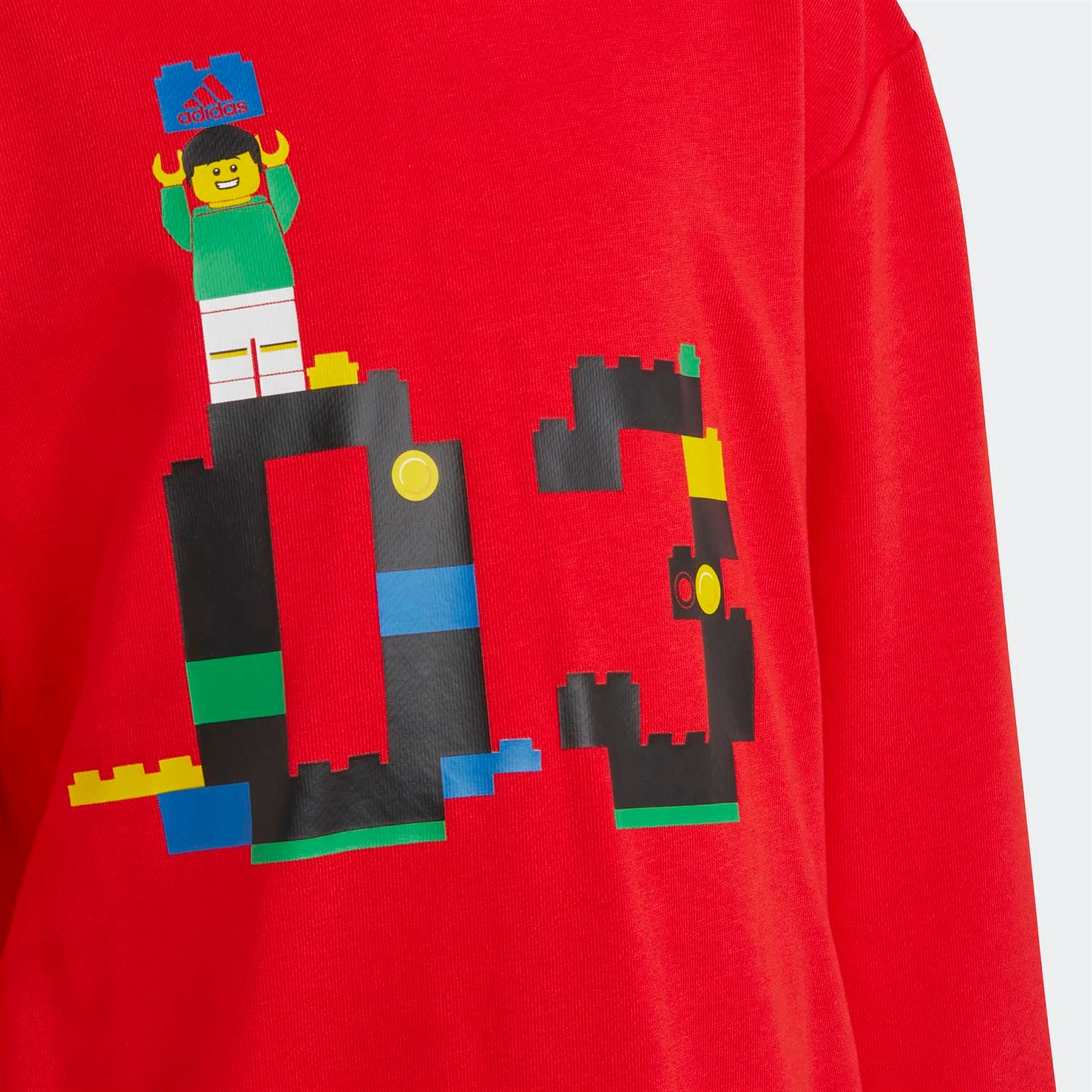 Adidas Çocuk Günlük Kapşonlu Eşofman Üstü Lk Lego Cl Hd Hb4466