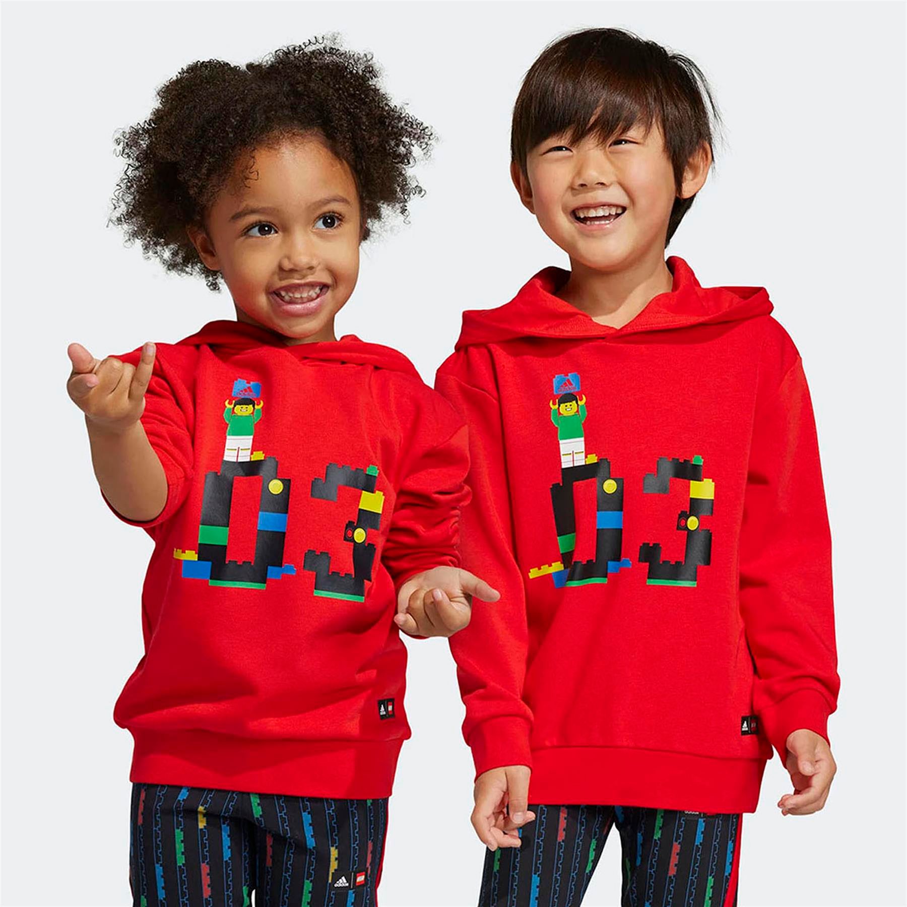 Adidas Çocuk Günlük Kapşonlu Eşofman Üstü Lk Lego Cl Hd Hb4466