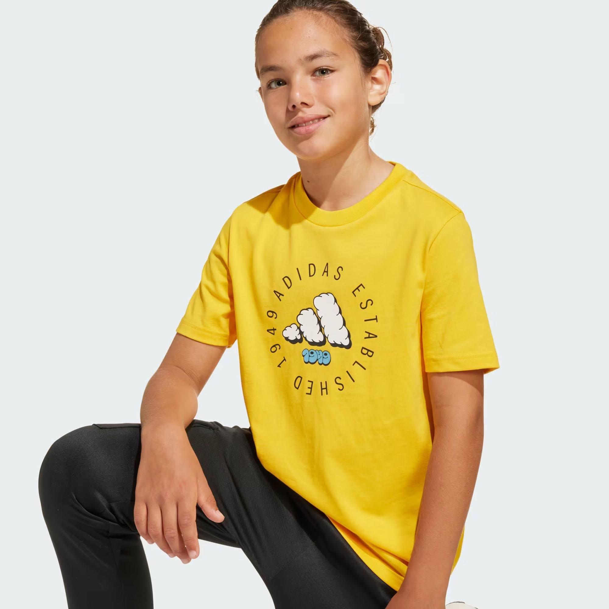 Adidas Çocuk Günlük T-shirt Fun Graphic Tee Kids Jı6688
