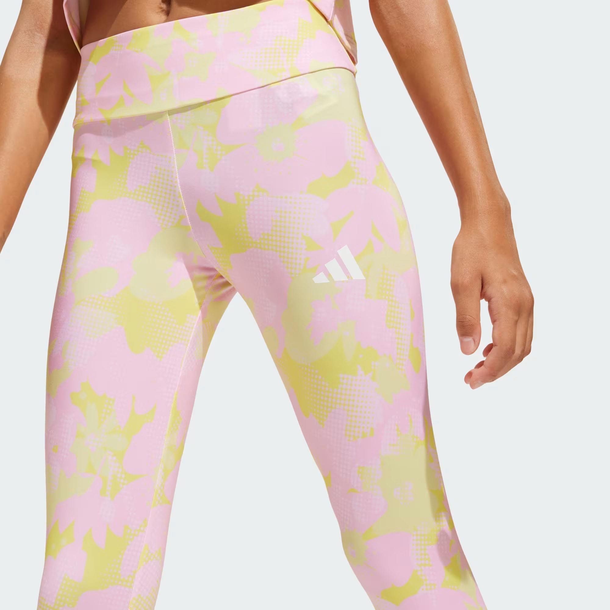 Adidas Çocuk Günlük Tayt Train Essentials Flower Print Leggings Kids Jj5055 Train Essentials Flower Print Leggings Kids