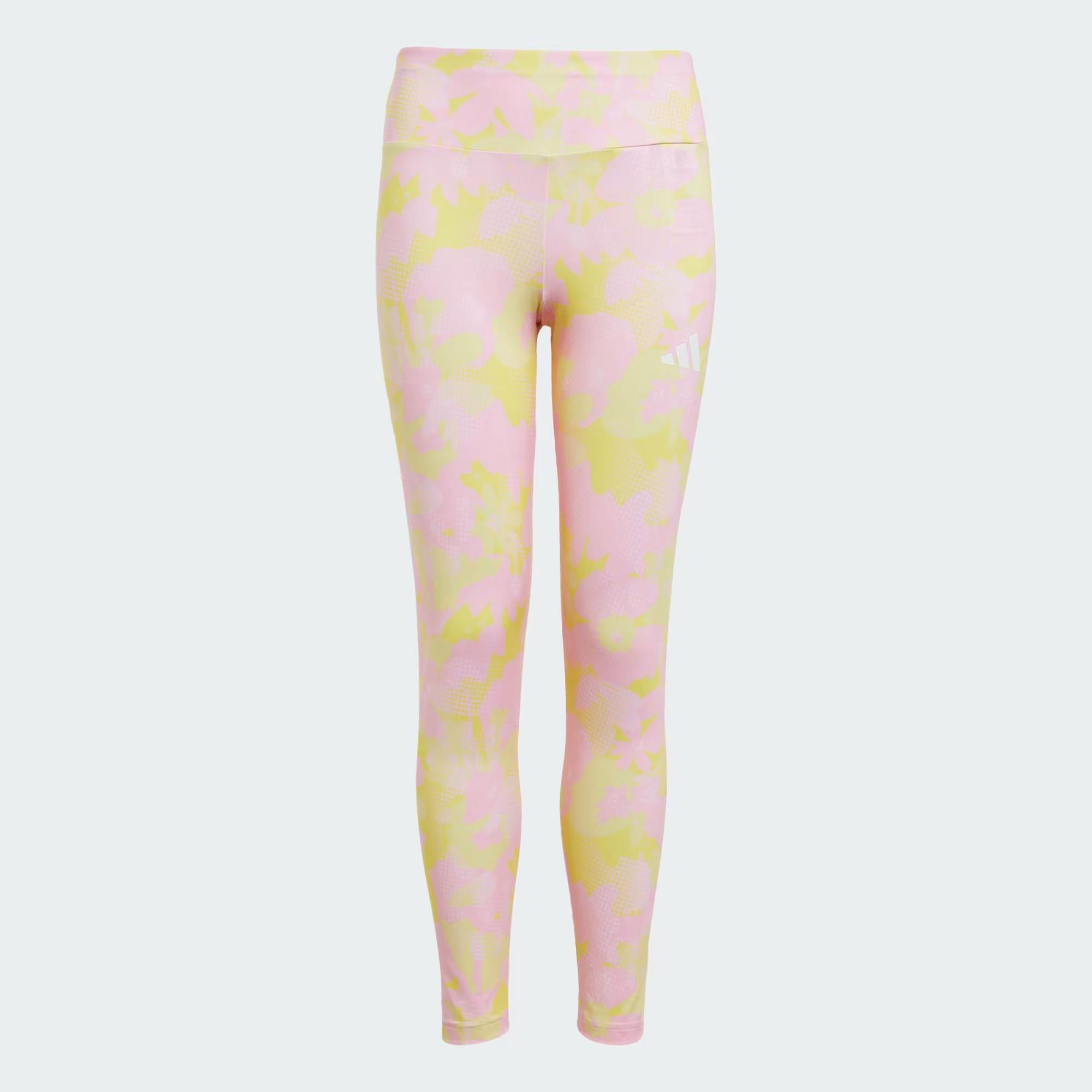 Adidas Çocuk Günlük Tayt Train Essentials Flower Print Leggings Kids Jj5055 Train Essentials Flower Print Leggings Kids