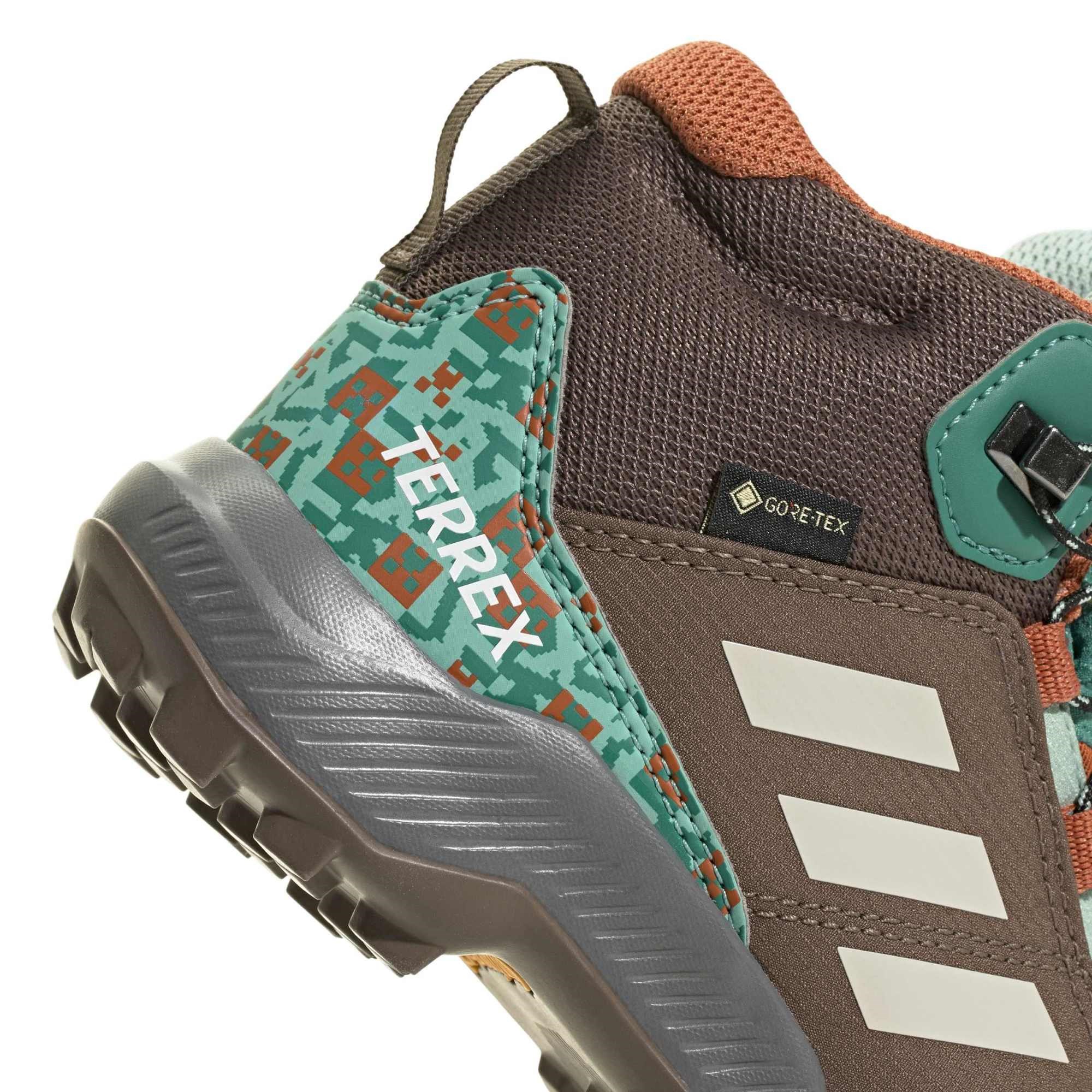 Adidas Çocuk Koşu - Yürüyüş Ayakkabı Terrex Mid Gtx Minecraft K Kk1756