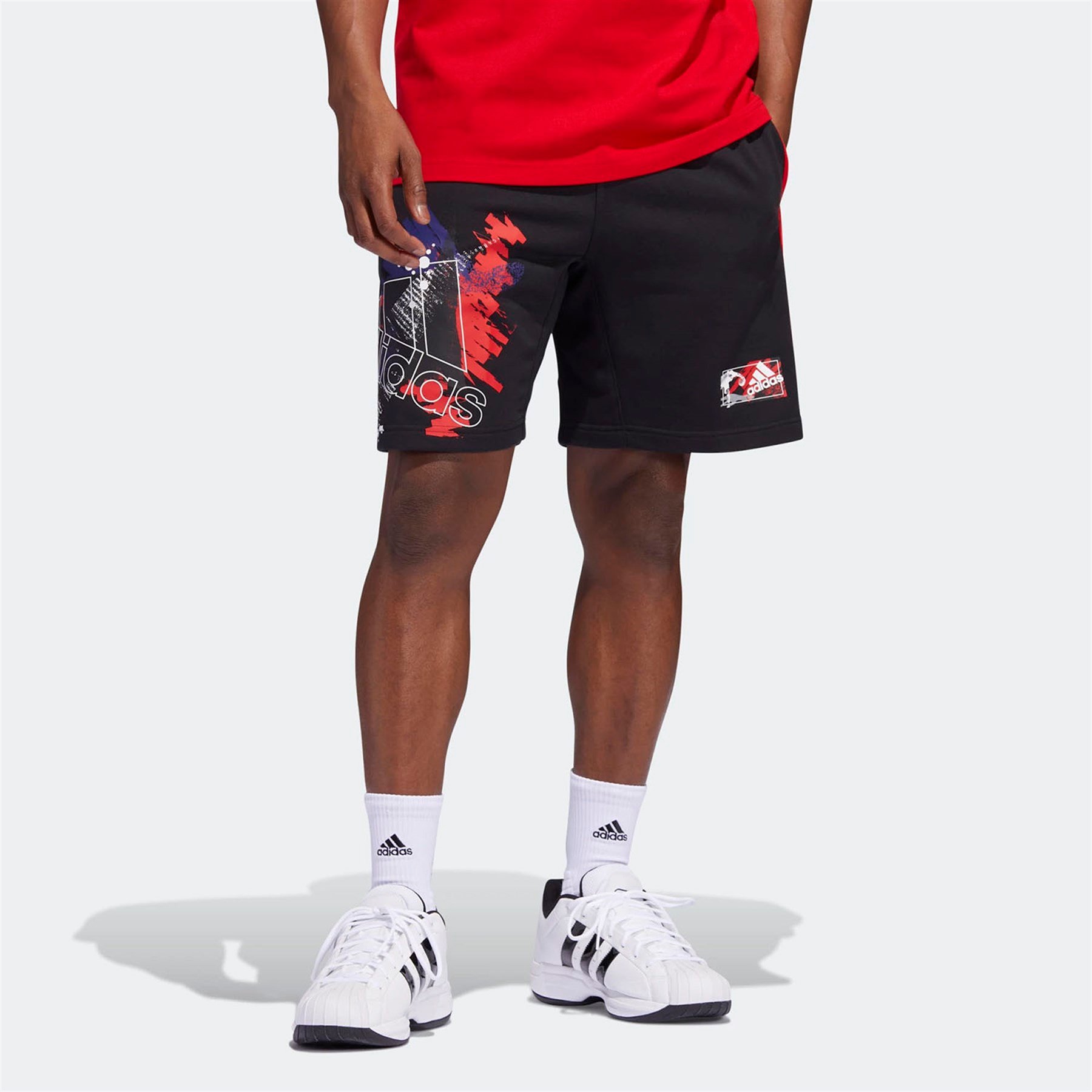 Adidas Erkek Basketbol Şort Bos Abstract S H62294