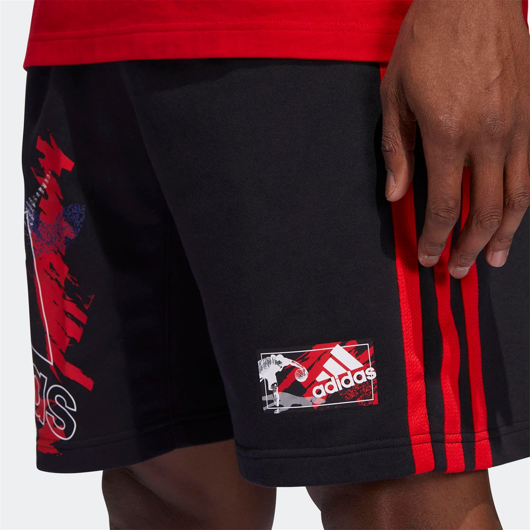 Adidas Erkek Basketbol Şort Bos Abstract S H62294
