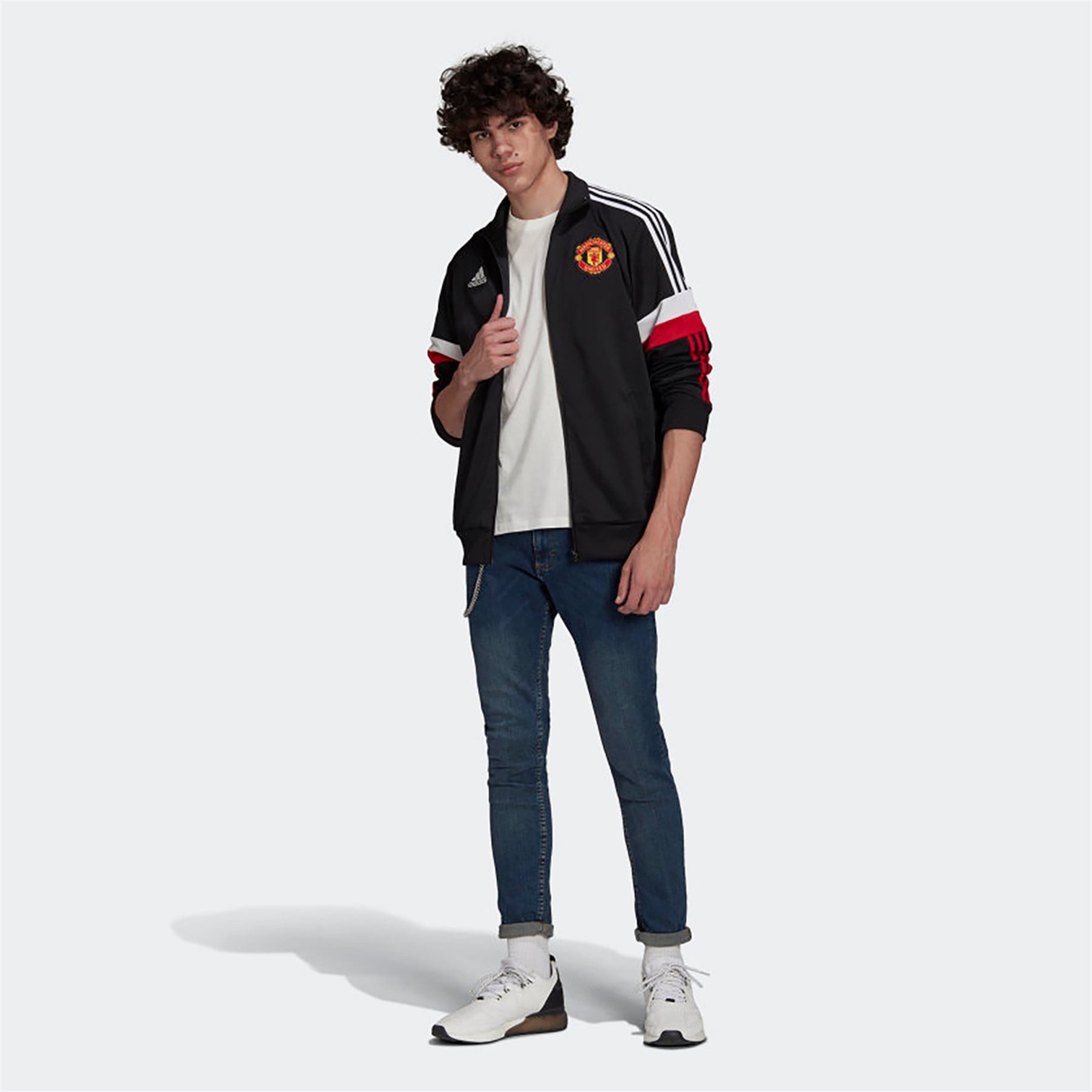 Adidas Erkek Futbol Eşofman Üstü Mufc 3S Trk Top Gr3888