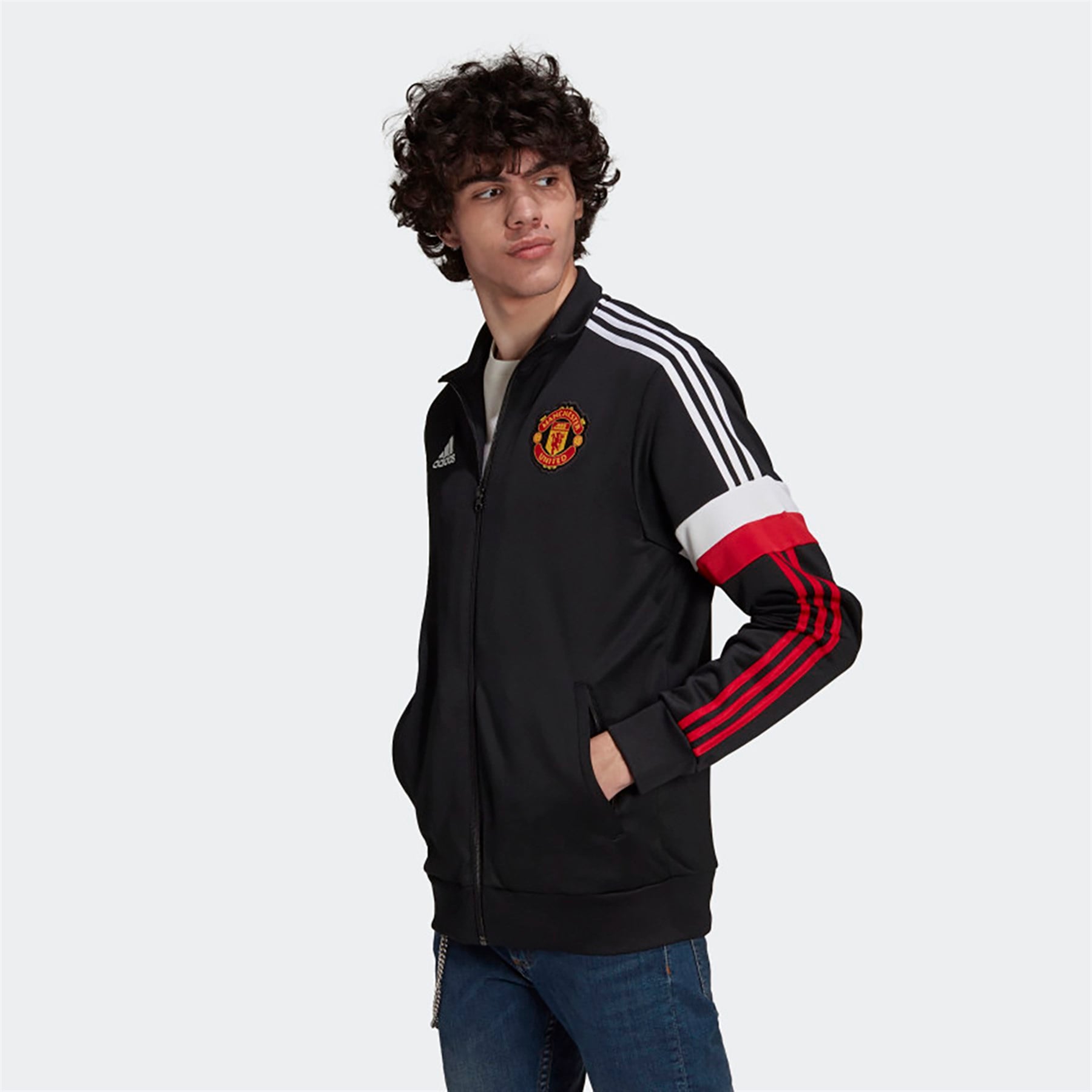 Adidas Erkek Futbol Eşofman Üstü Mufc 3S Trk Top Gr3888