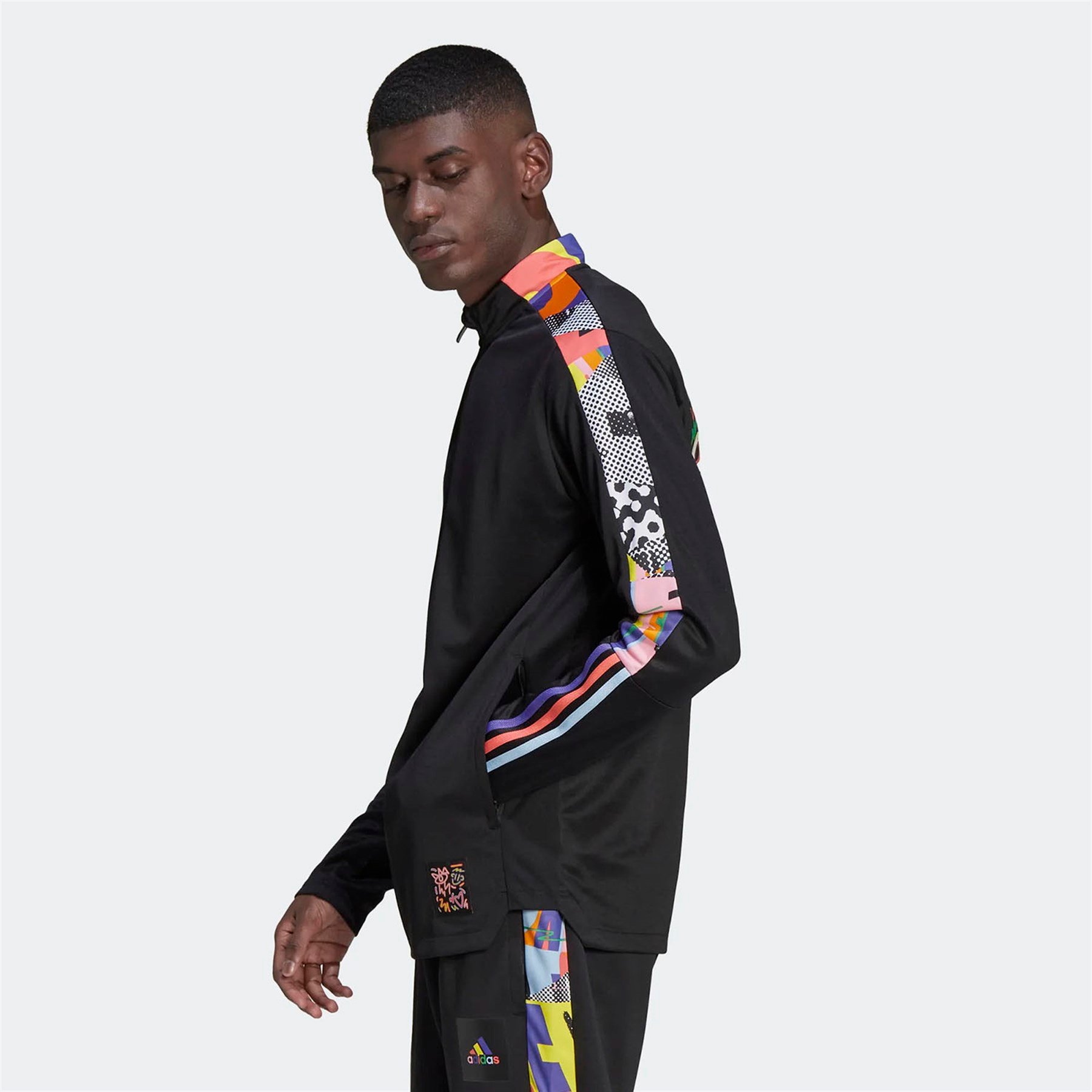 Adidas Erkek Futbol Eşofman Üstü Tiro Jaket Pride Hc9780