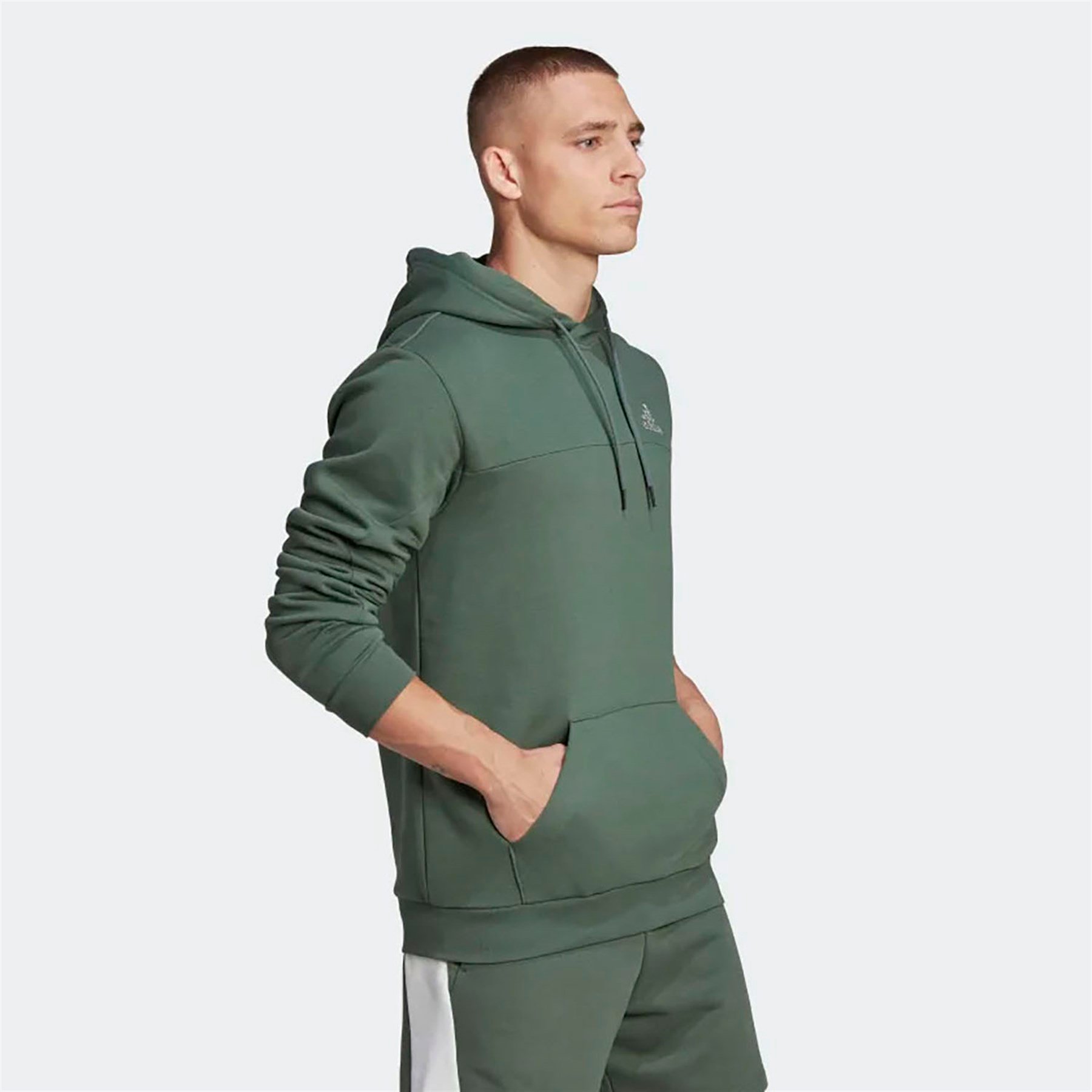 Adidas Erkek Günlük Kapşonlu Eşofman Üstü M Fl Recbos Hd Hm7889