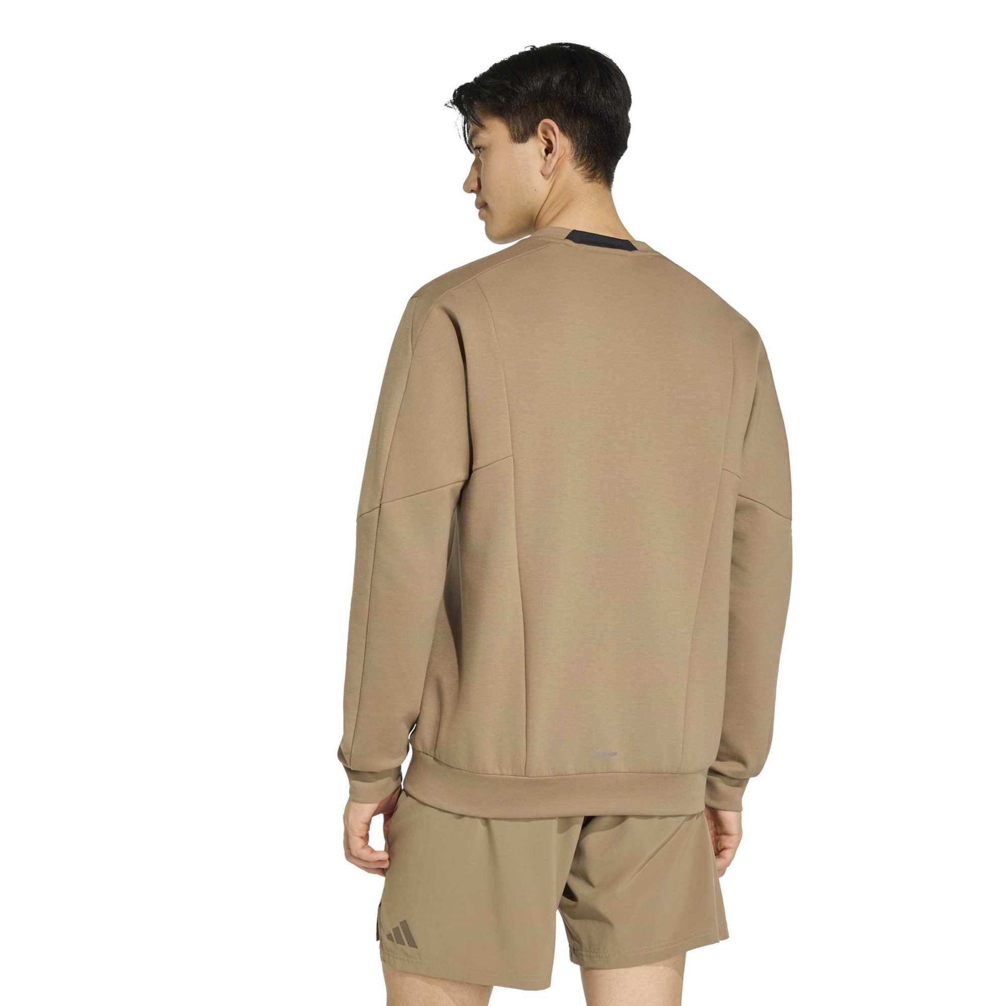 Adidas Erkek Günlük Kapşonlu Eşofman Üstü D4T Crew Sweats KV1463