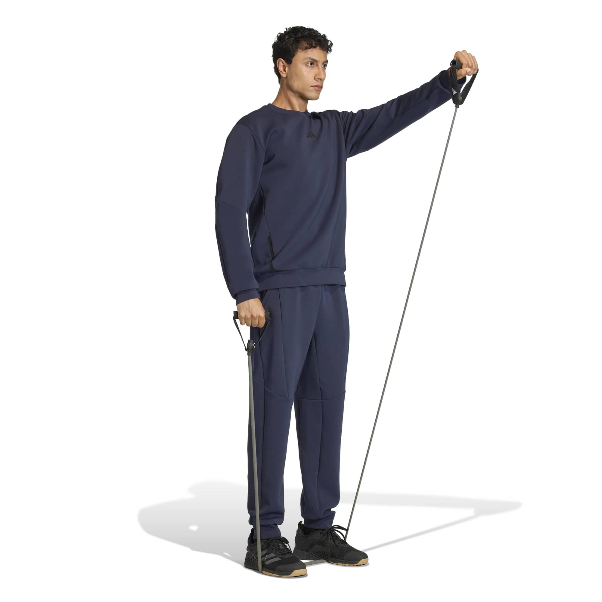Adidas Erkek Günlük Kapşonlu Eşofman Üstü D4T Crew Sweats KA4811