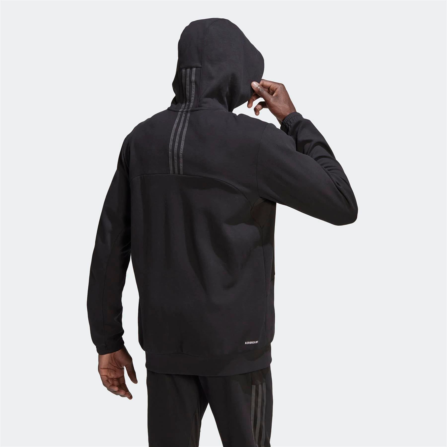 Adidas Erkek Günlük Kapşonlu Eşofman Üstü Yo Fz Hood Hl2403