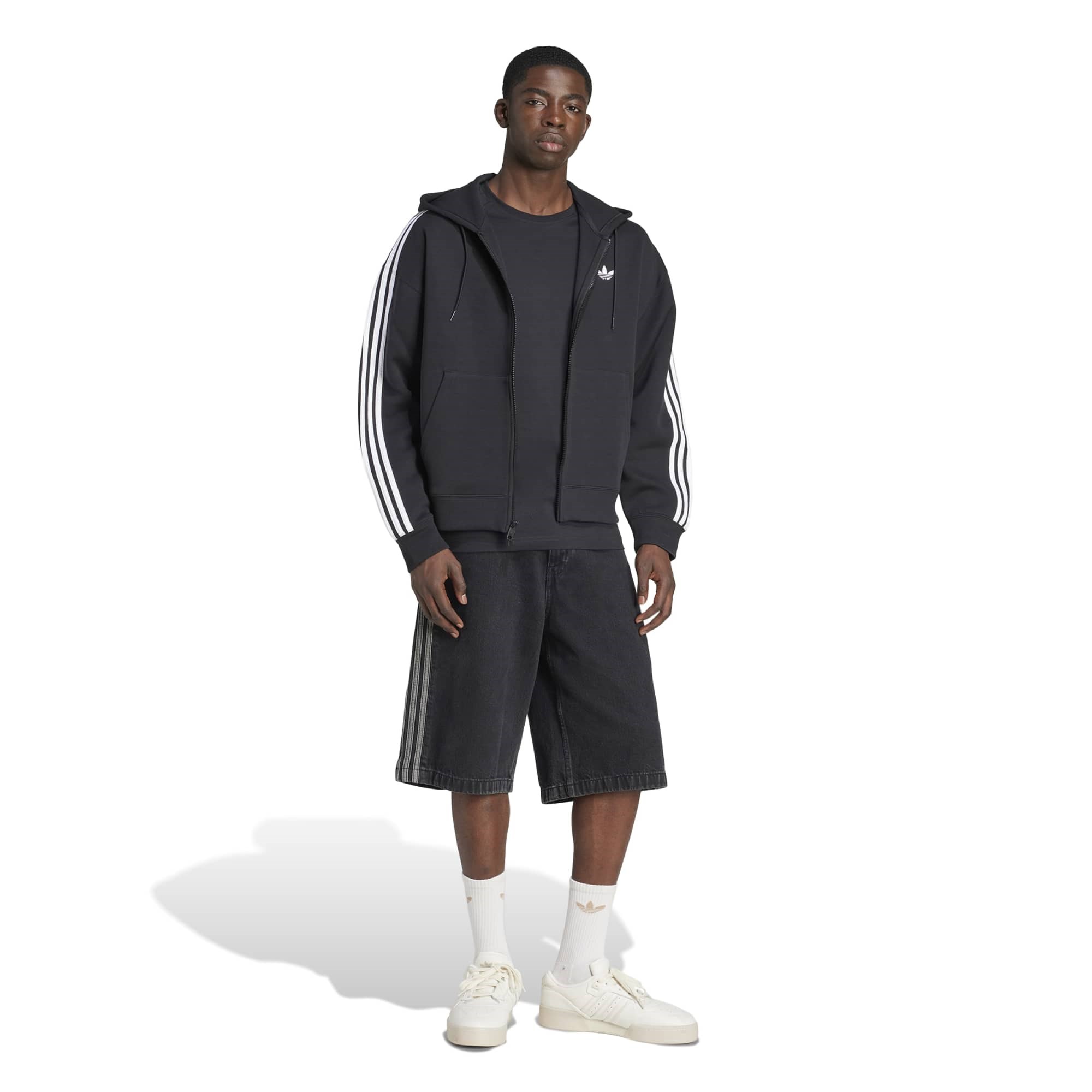 Adidas Erkek Günlük Kapşonlu Eşofman Üstü Spacer Hoodıe Jx1507