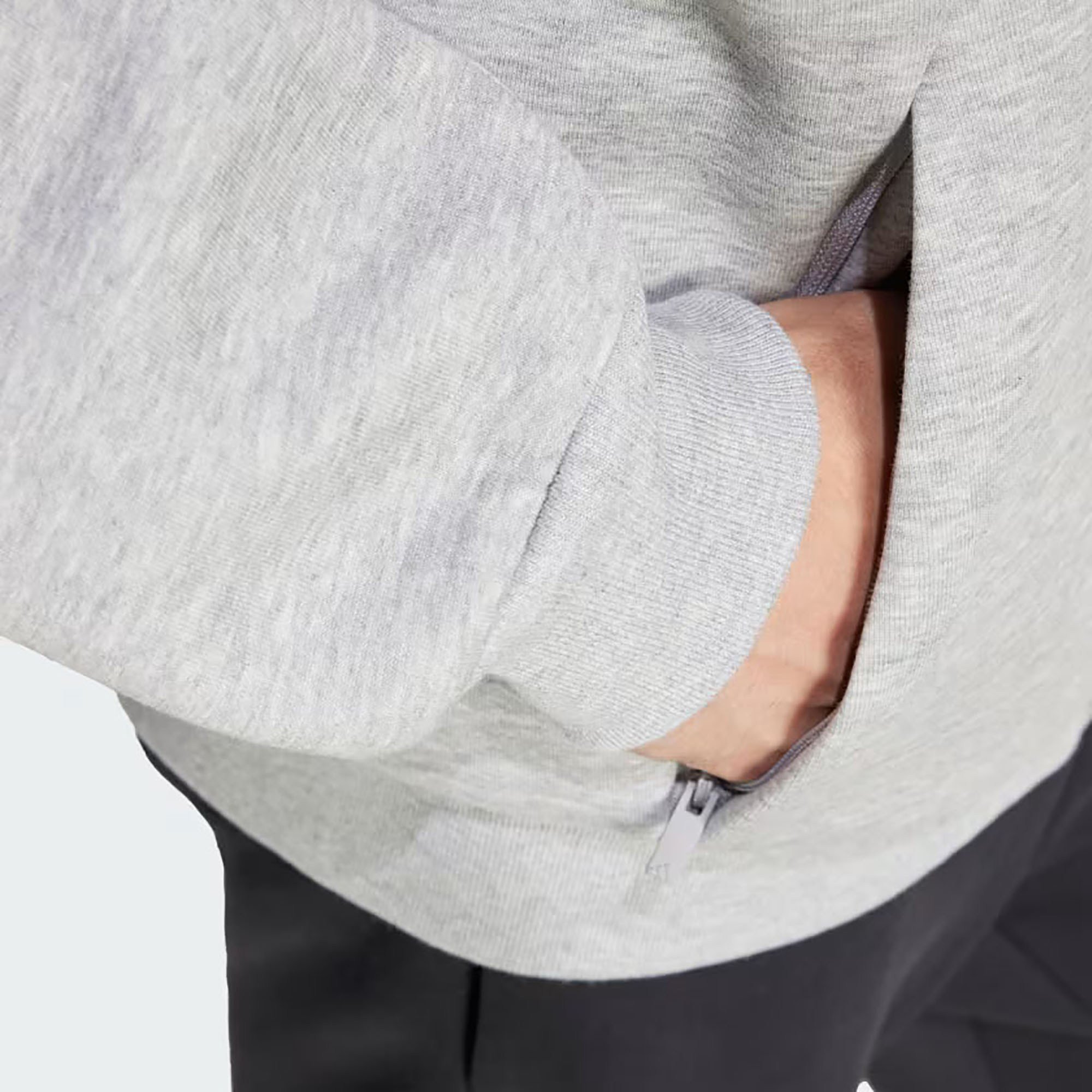 Adidas Erkek Günlük Kapşonlu Eşofman Üstü M Fı 3S Fz Jd4828