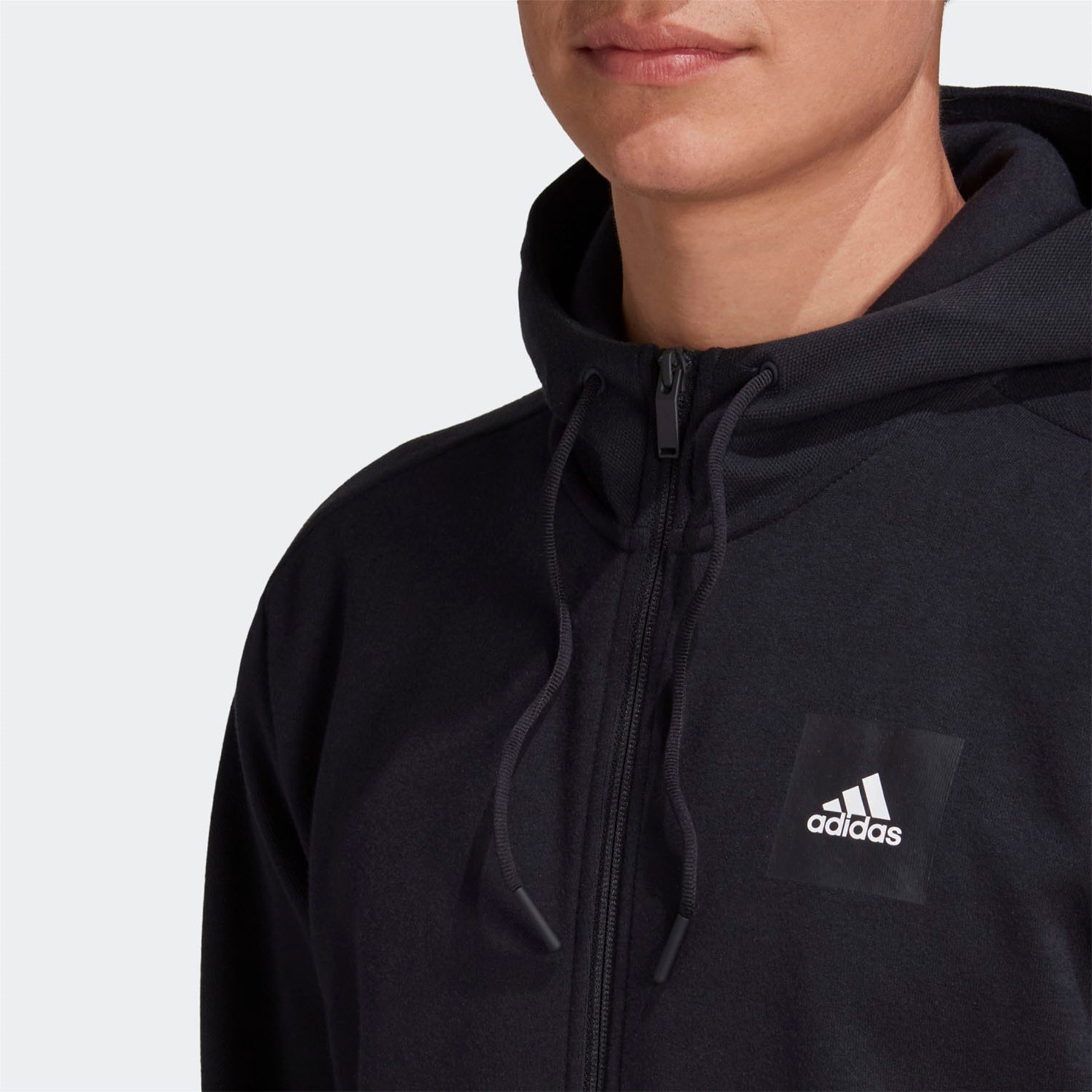 Adidas Erkek Günlük Kapşonlu Eşofman Üstü Mhs Fz Sta Fr7158
