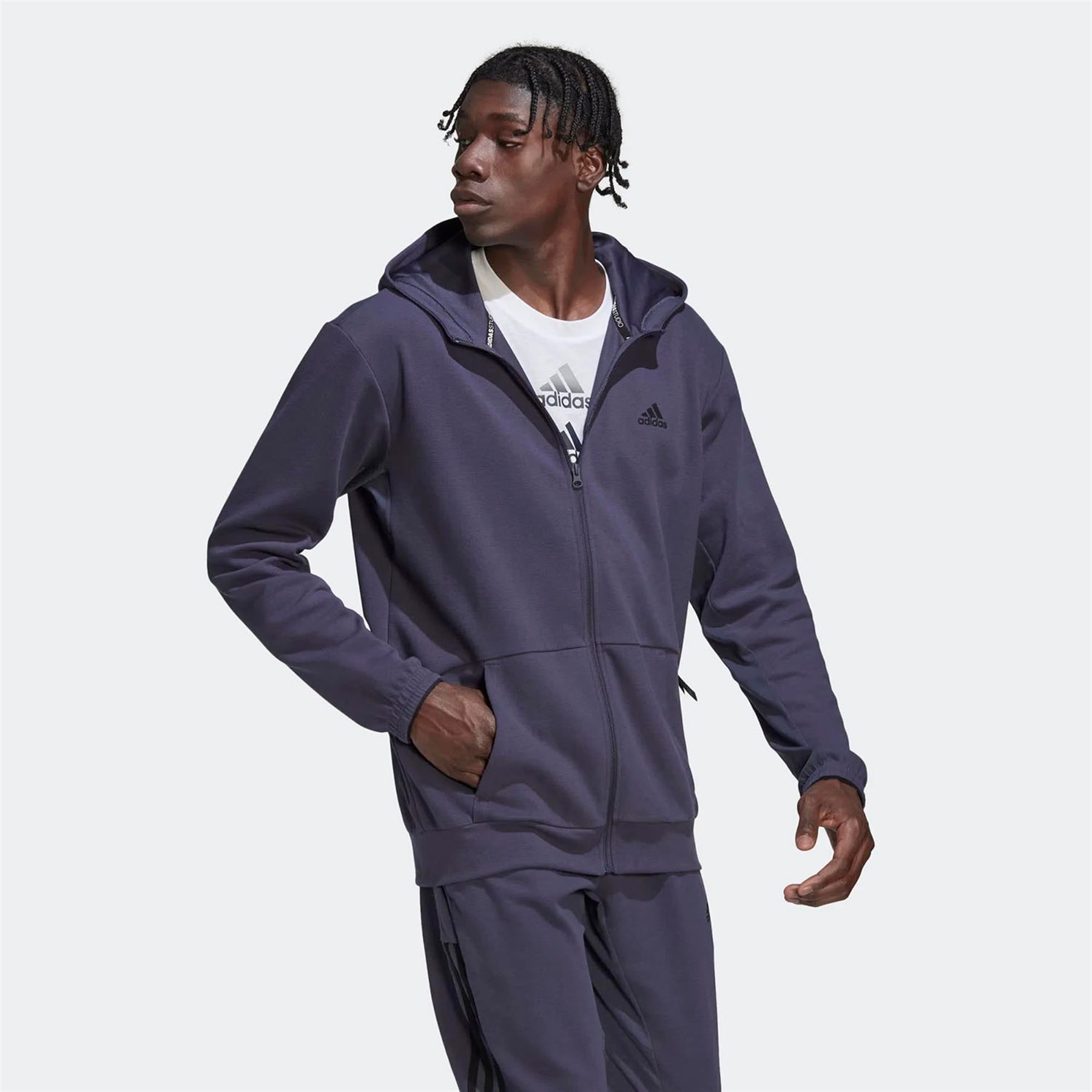Adidas Erkek Günlük Kapşonlu Eşofman Üstü Yo Fz Hood Hl2402