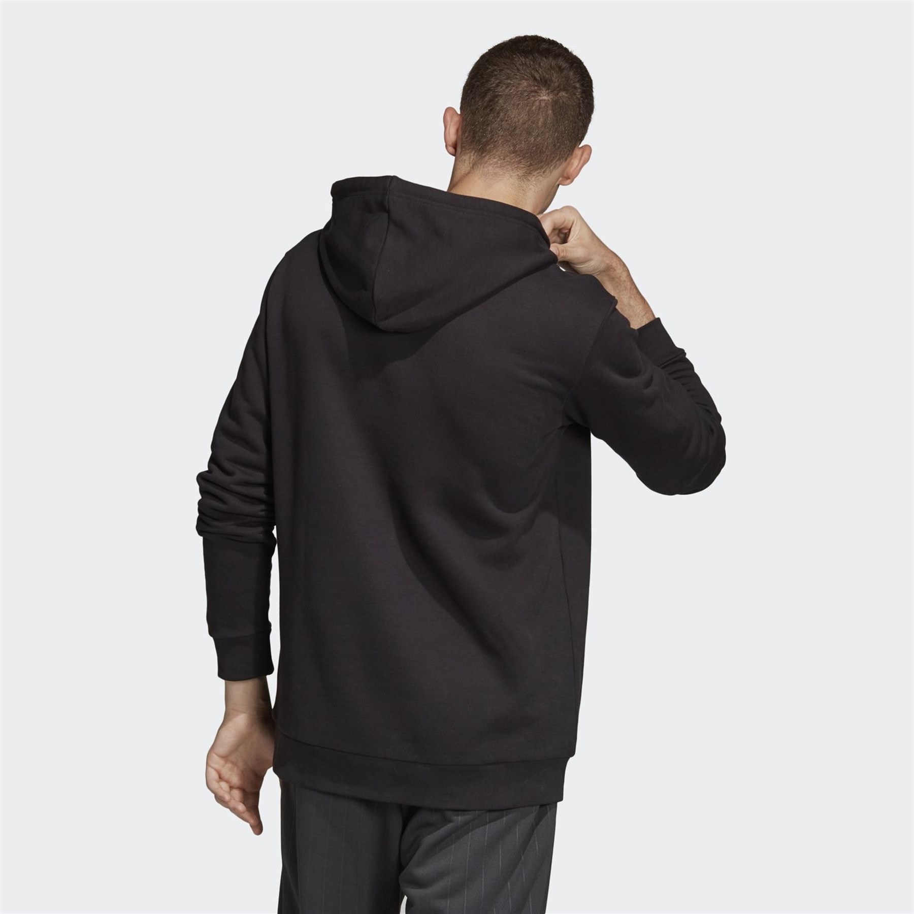 Adidas Erkek Günlük Kapşonlu Sweat Dt7964 Trefoıl Hoodıe