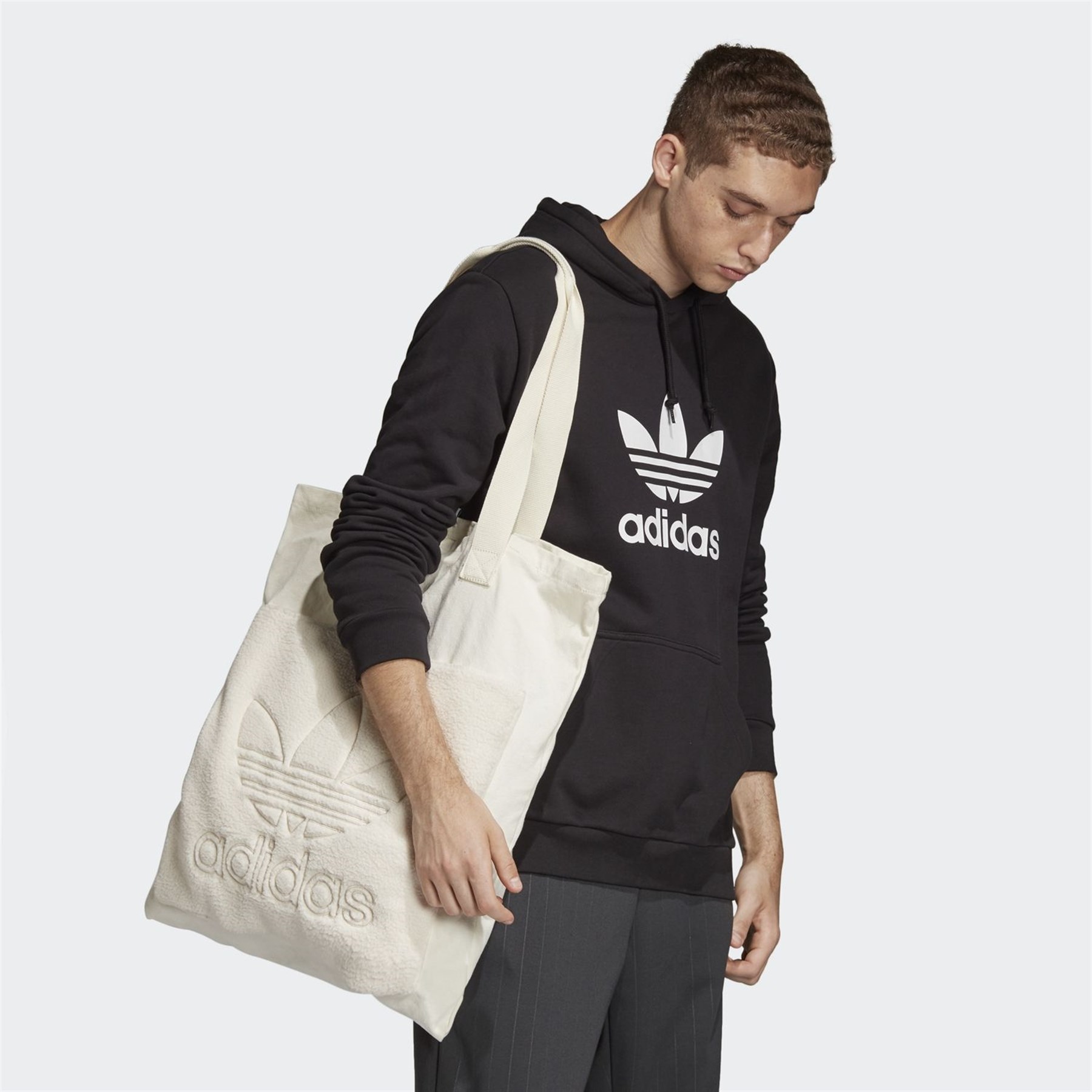 Adidas Erkek Günlük Kapşonlu Sweat Dt7964 Trefoıl Hoodıe