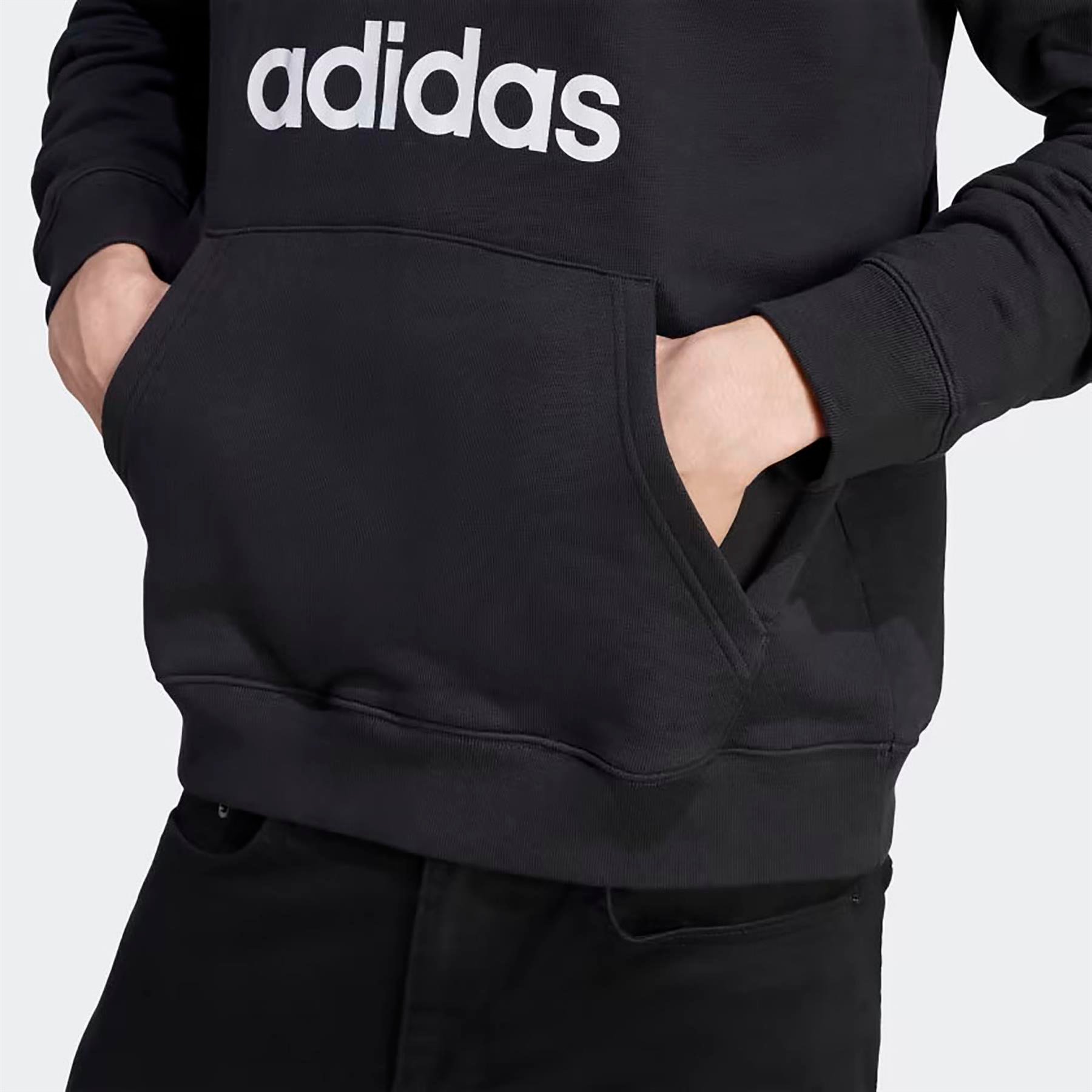 Adidas Erkek Günlük Kapşonlu Sweatshirt Trefoıl Hoody Im4489