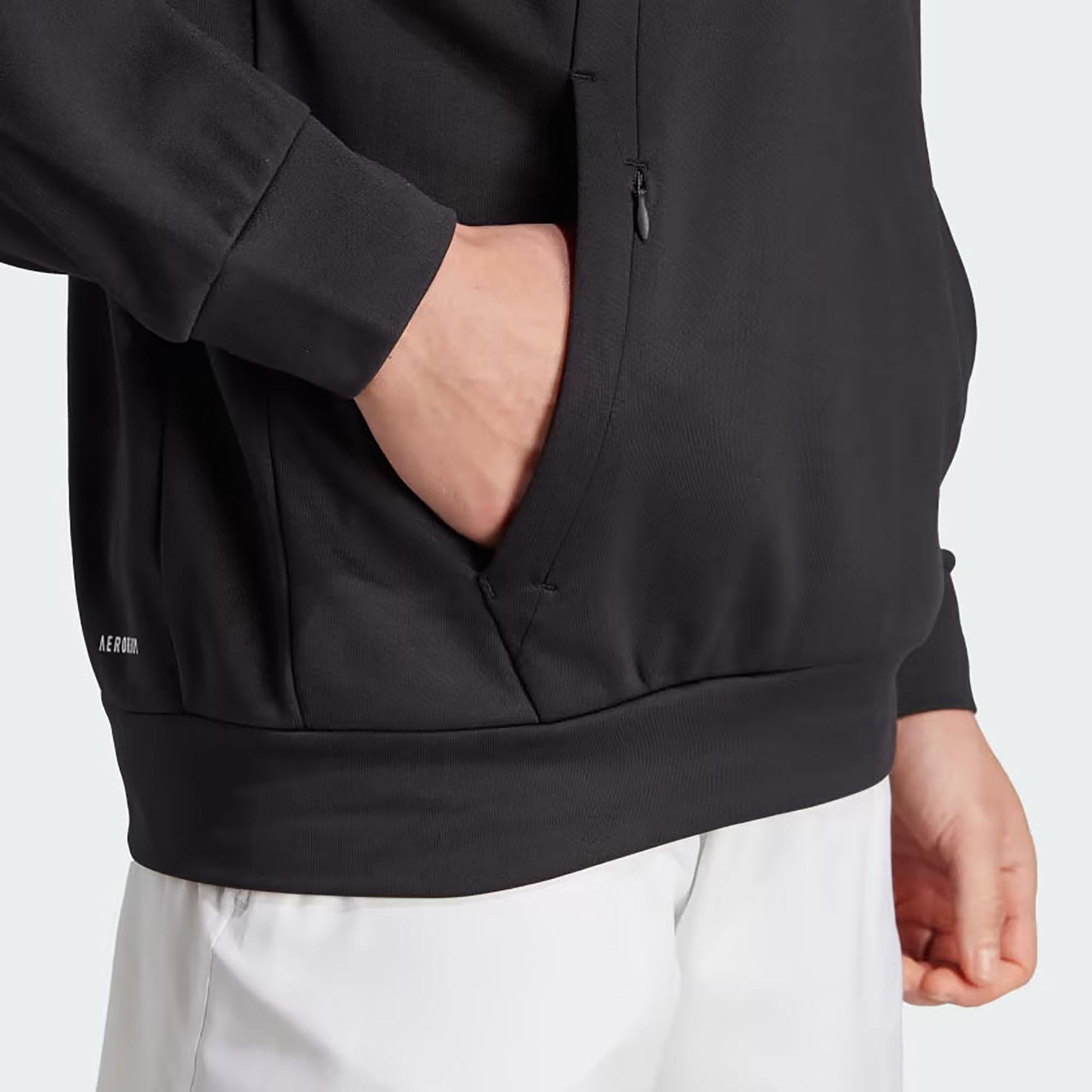 Adidas Erkek Günlük Kapşonlu Sweatshirt M Gg Sl 1-4 Zıp Hz3055
