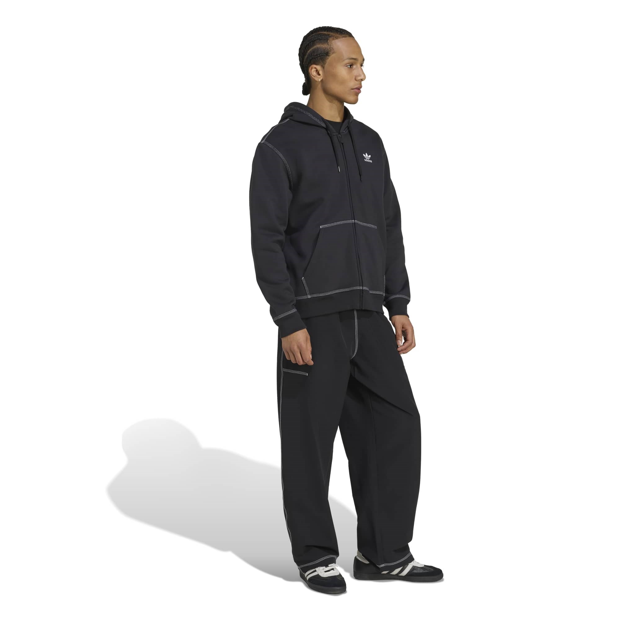 Adidas Erkek Günlük Kapşonlu Sweatshirt Essentials Fzhd Jw0969