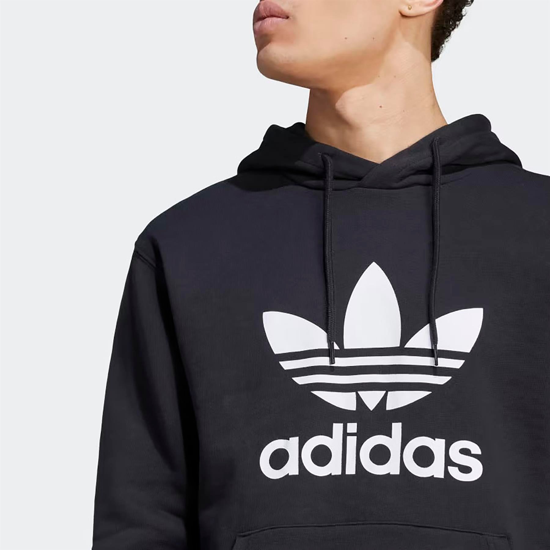 Adidas Erkek Günlük Kapşonlu Sweatshirt Trefoıl Hoody Im4489