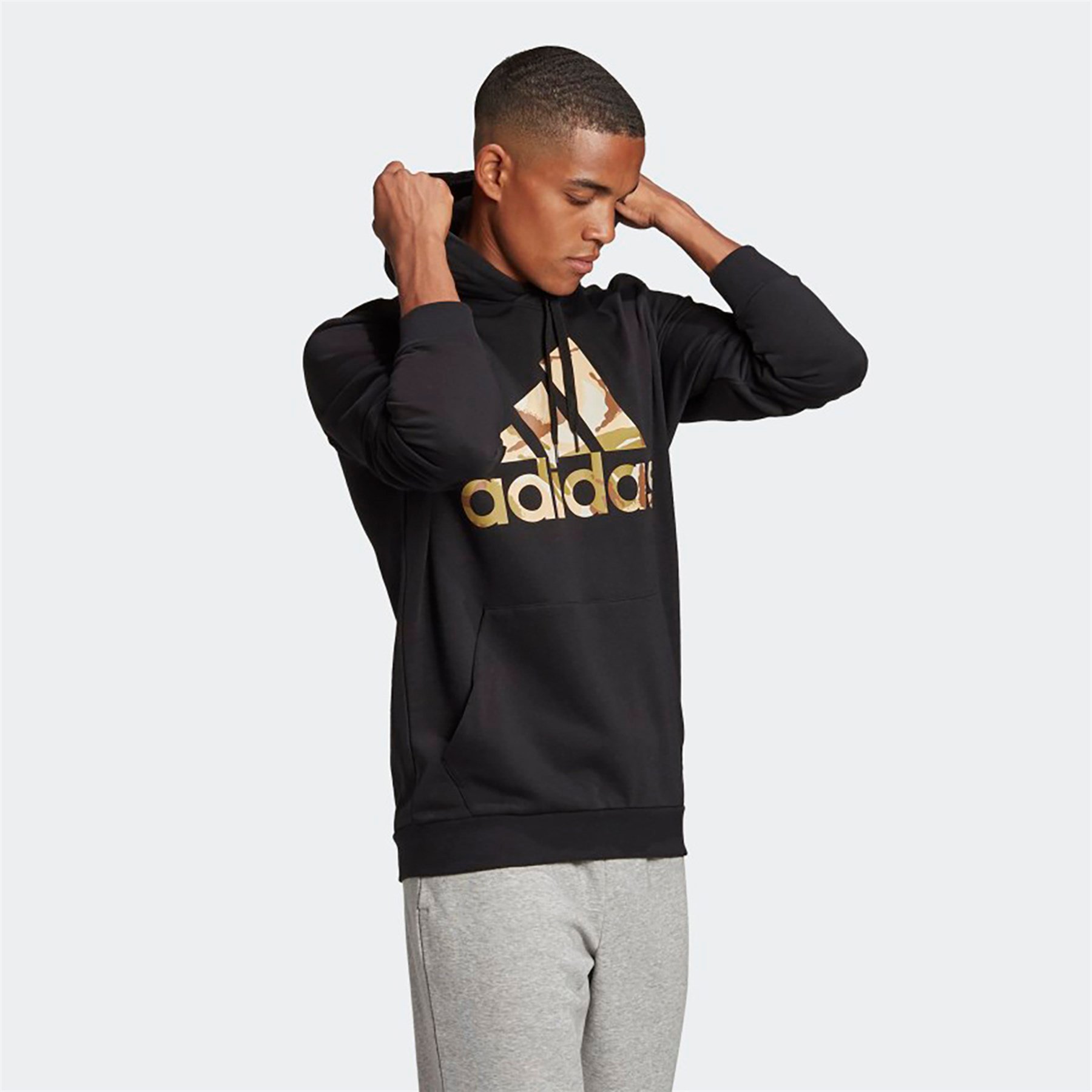 Adidas Erkek Günlük Kapşonlu Sweatshirt M Camo Hd Gl0019 M CAMO HD